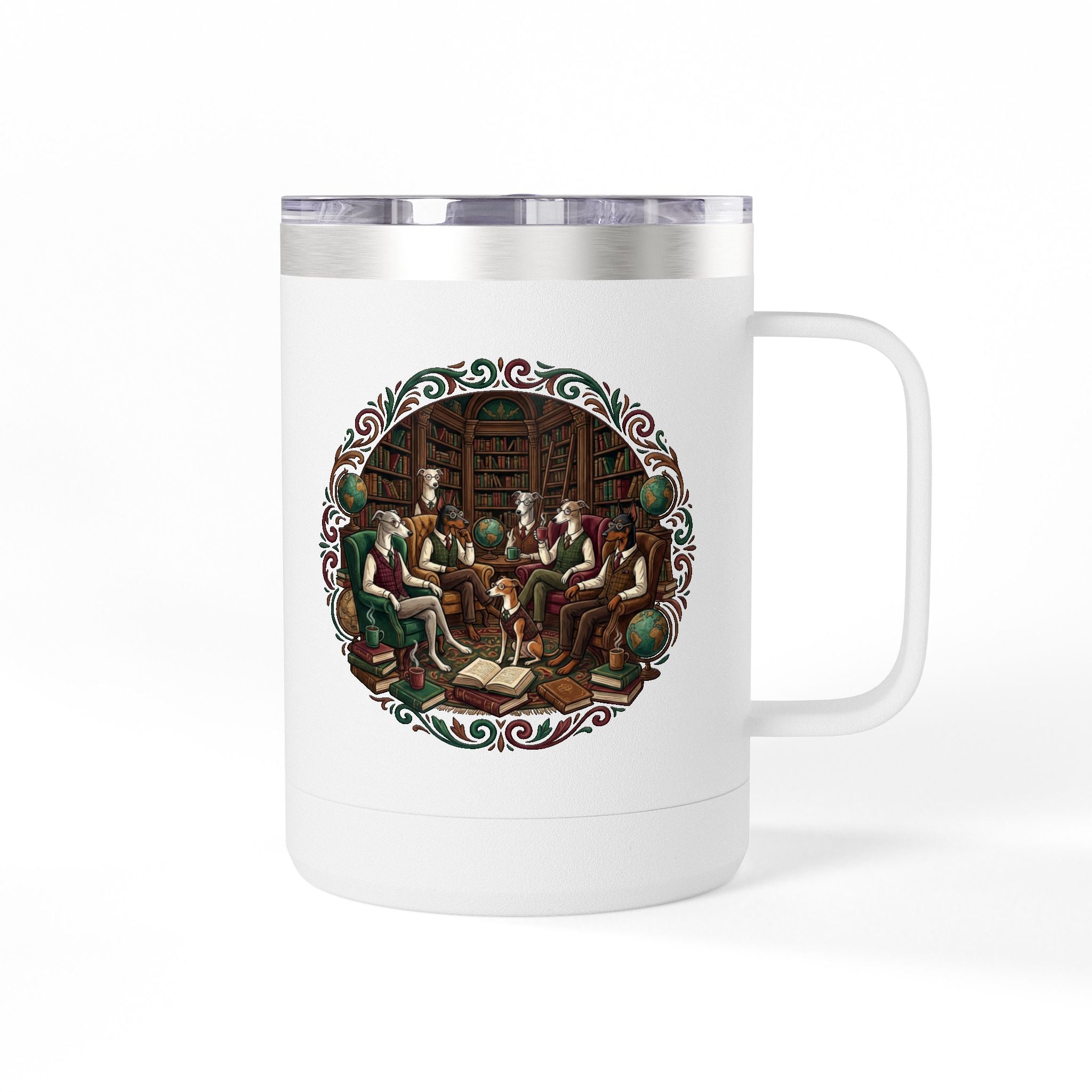 Cozy Scholar Pups - Library Lorehounds