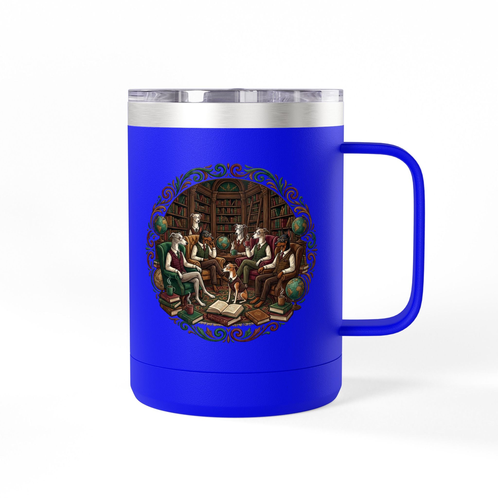 Cozy Scholar Pups - Library Lorehounds