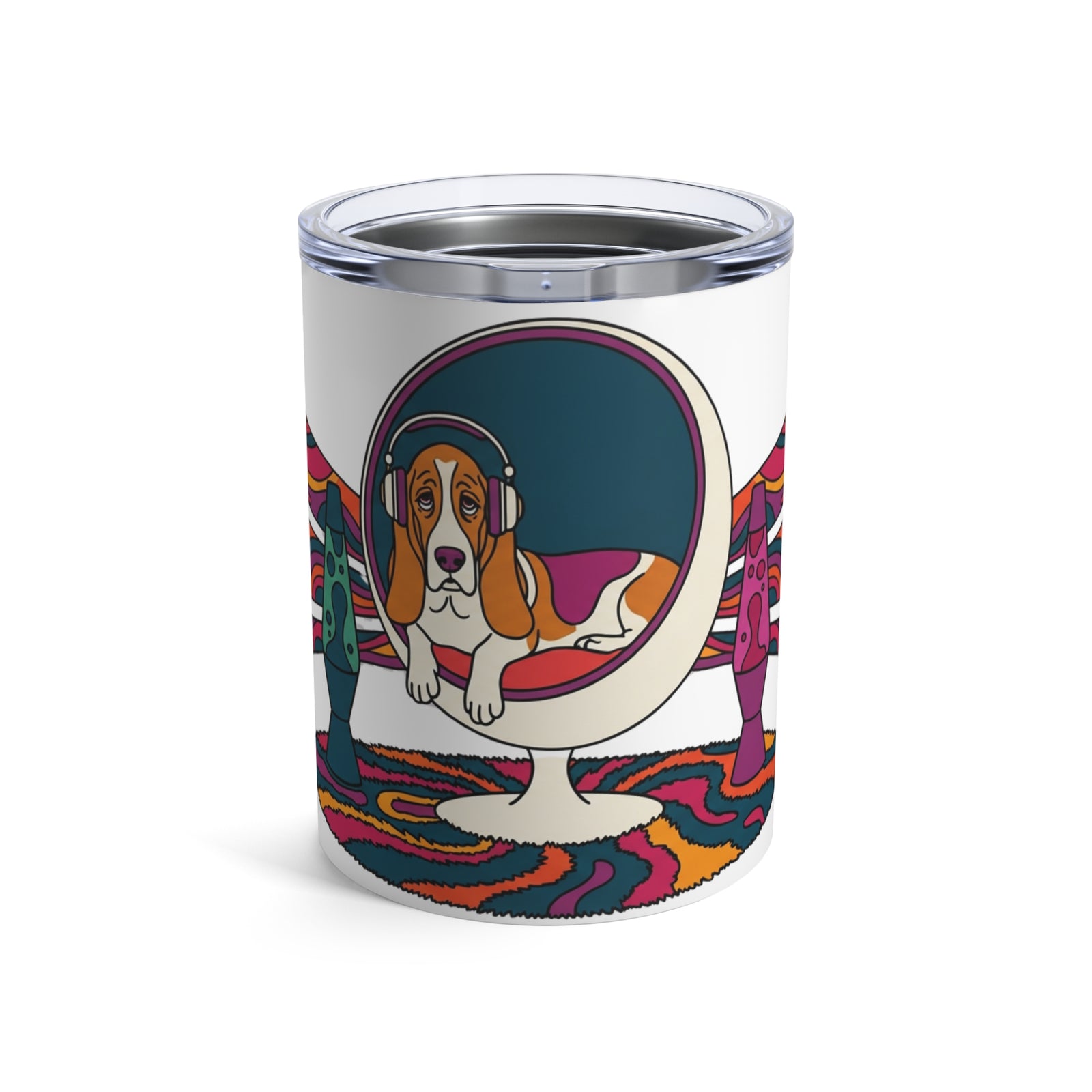 Hi-Fi Hounds - Egg Chair Chill 12oz Short Tumbler