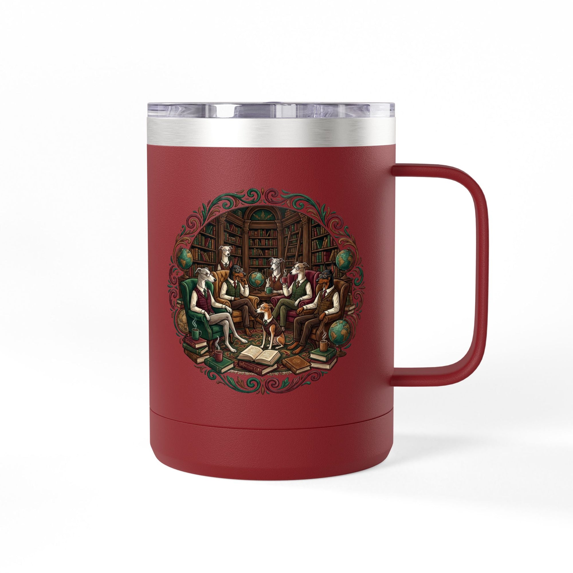 Cozy Scholar Pups - Library Lorehounds