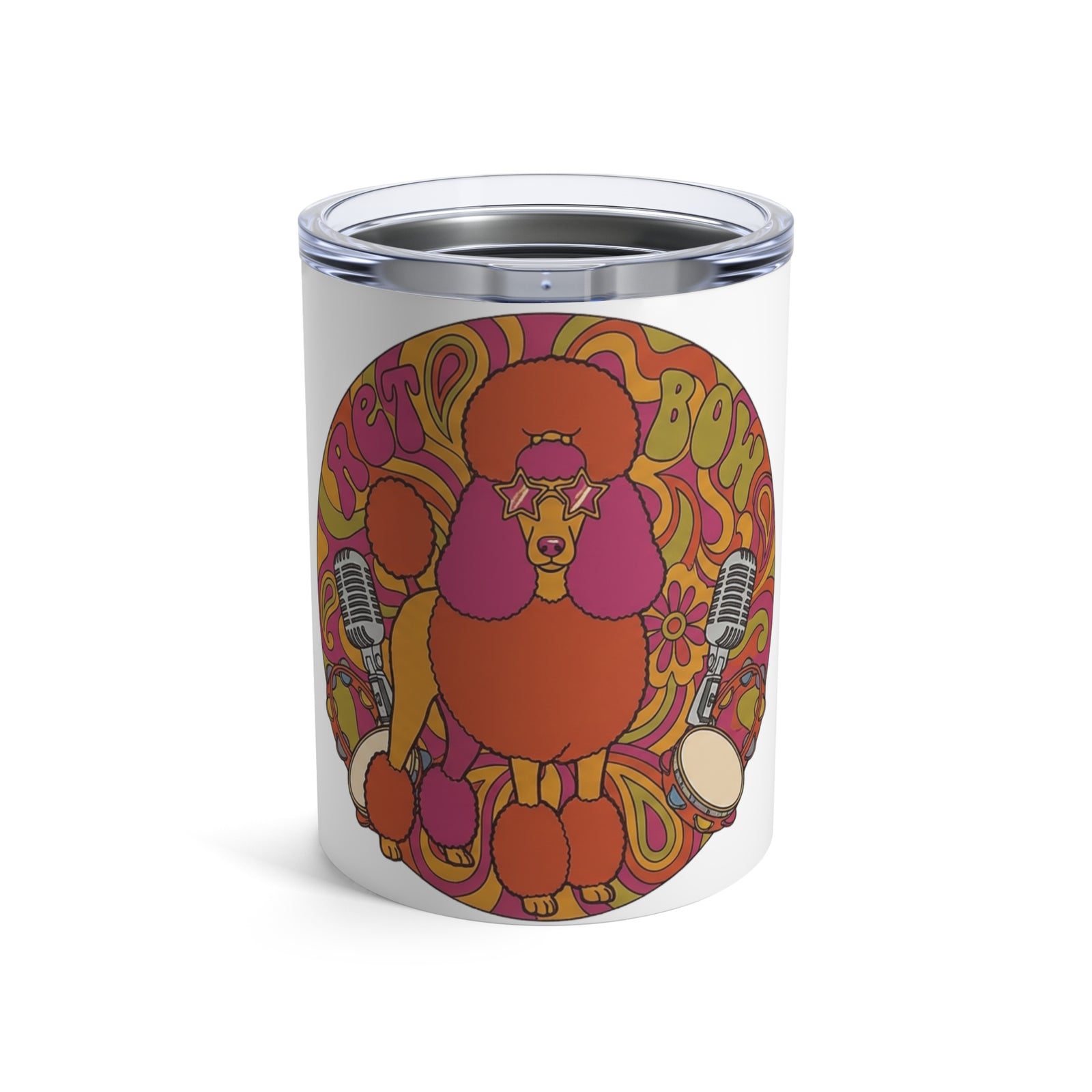 Hi-Fi Hounds - Groovy Poodle 12oz Short Tumbler