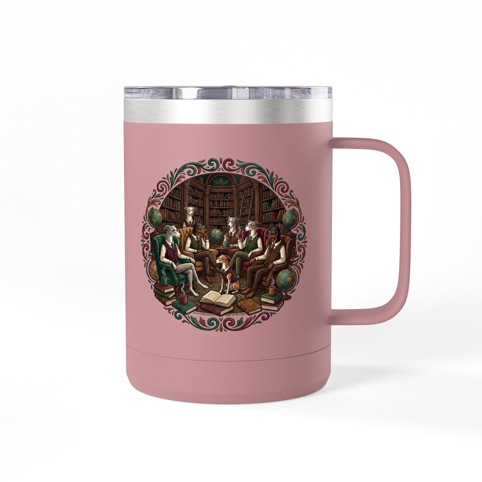 Cozy Scholar Pups - Library Lorehounds