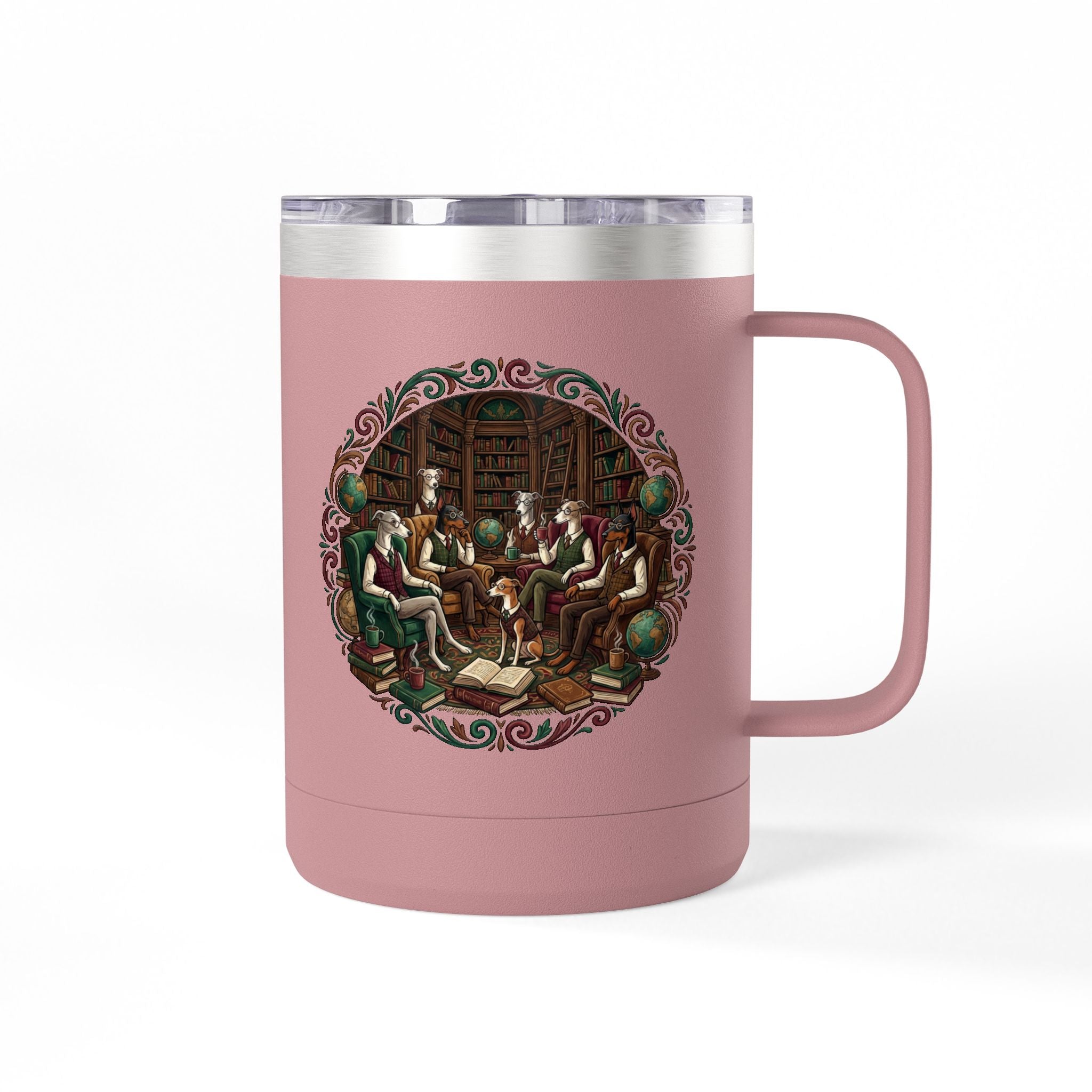 Cozy Scholar Pups - Library Lorehounds