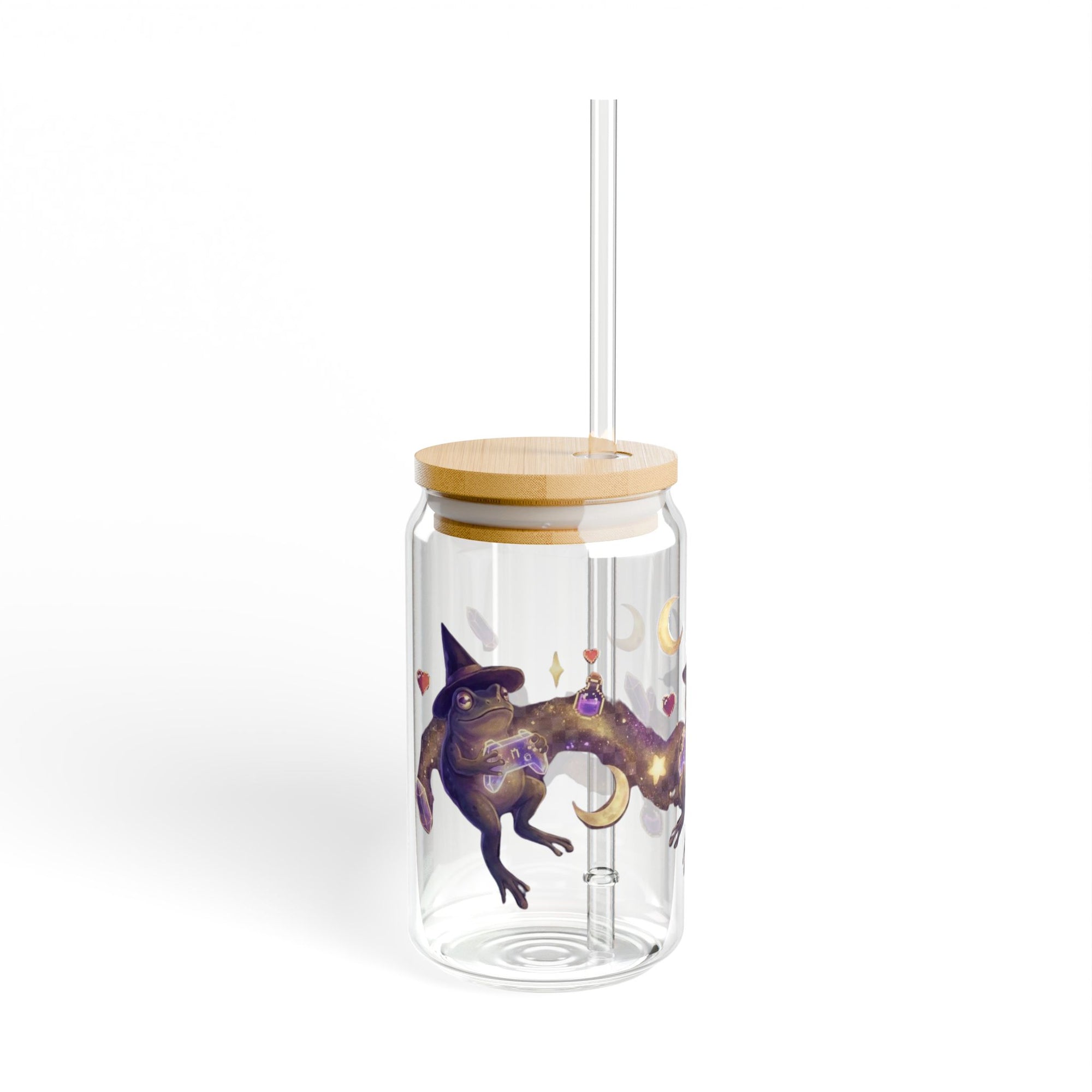 Wizard Frogs Gaming Sipper Glass