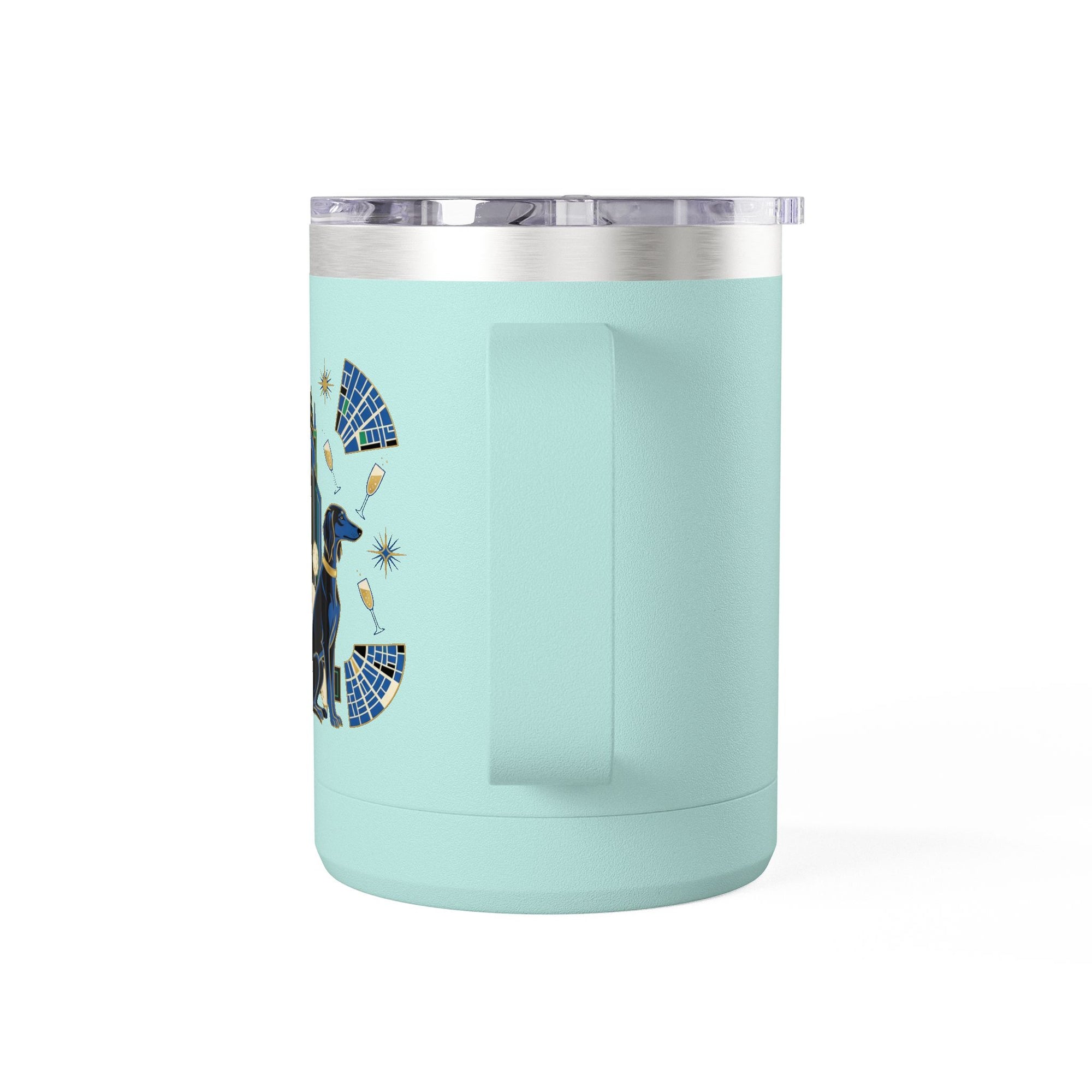 Art Deco Hounds - Skyscraper City Paws