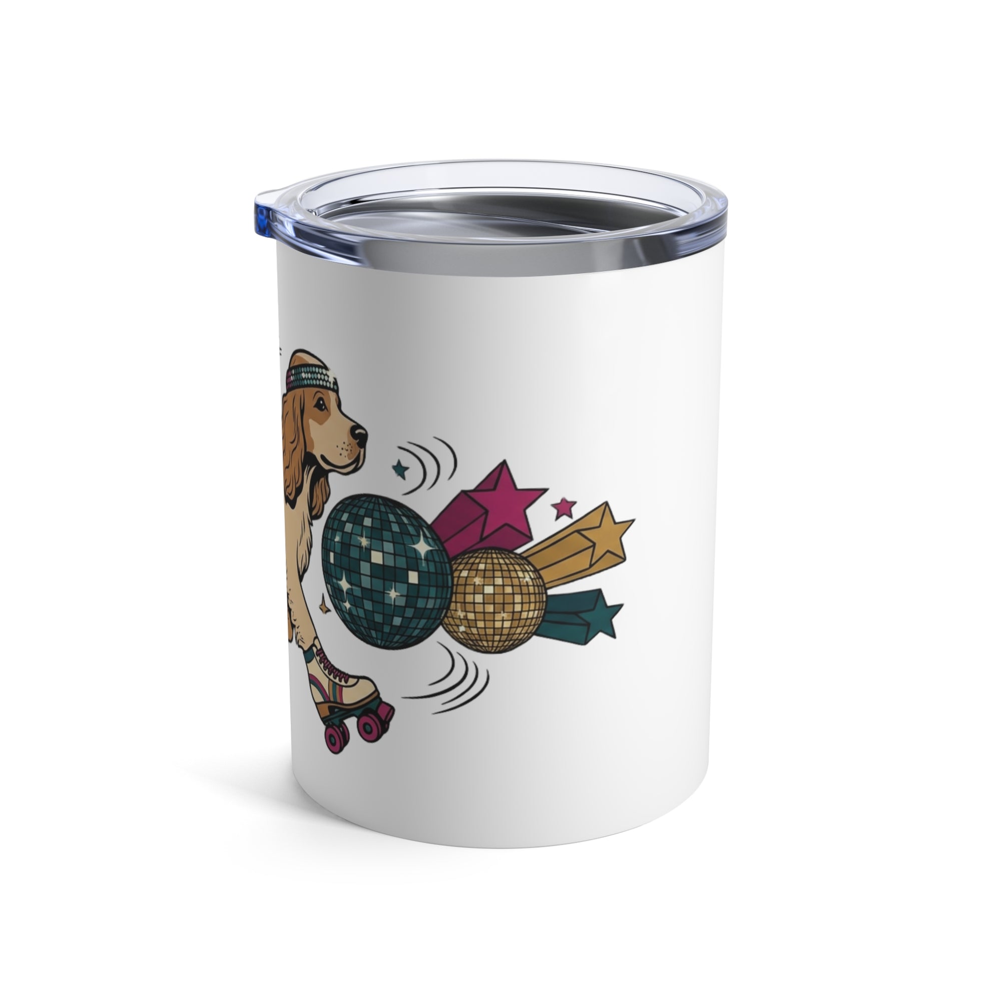 Hi-Fi Hounds - Roller Disco Spaniel 12oz Short Tumbler