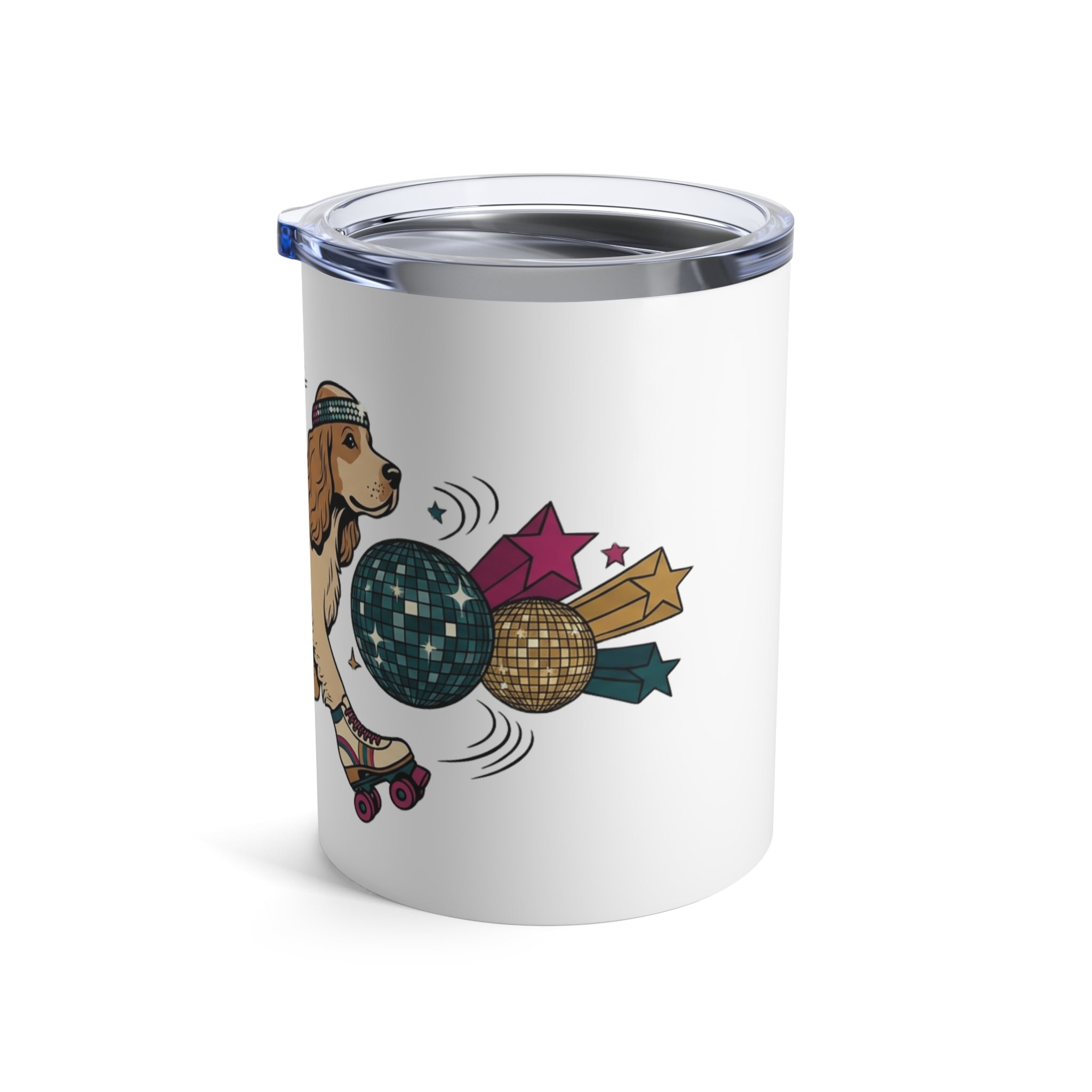 Hi-Fi Hounds - Roller Disco Spaniel 12oz Short Tumbler