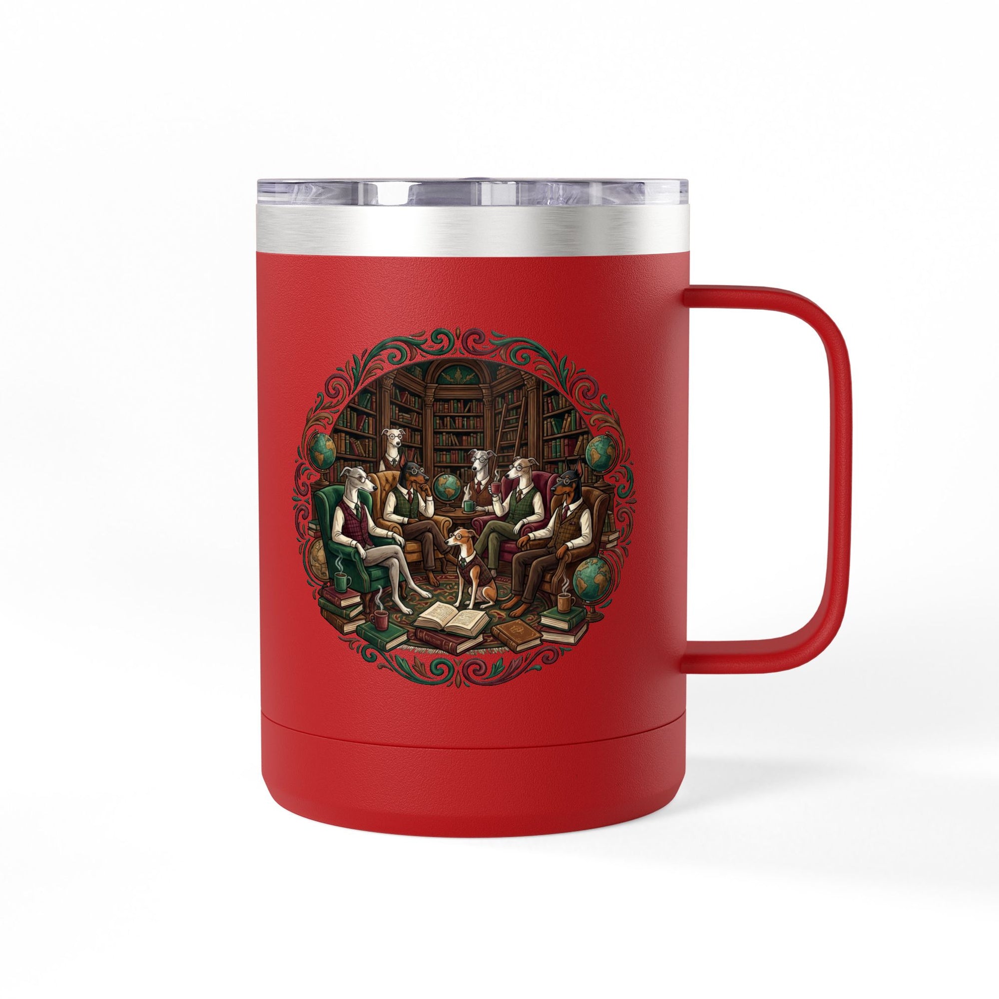 Cozy Scholar Pups - Library Lorehounds