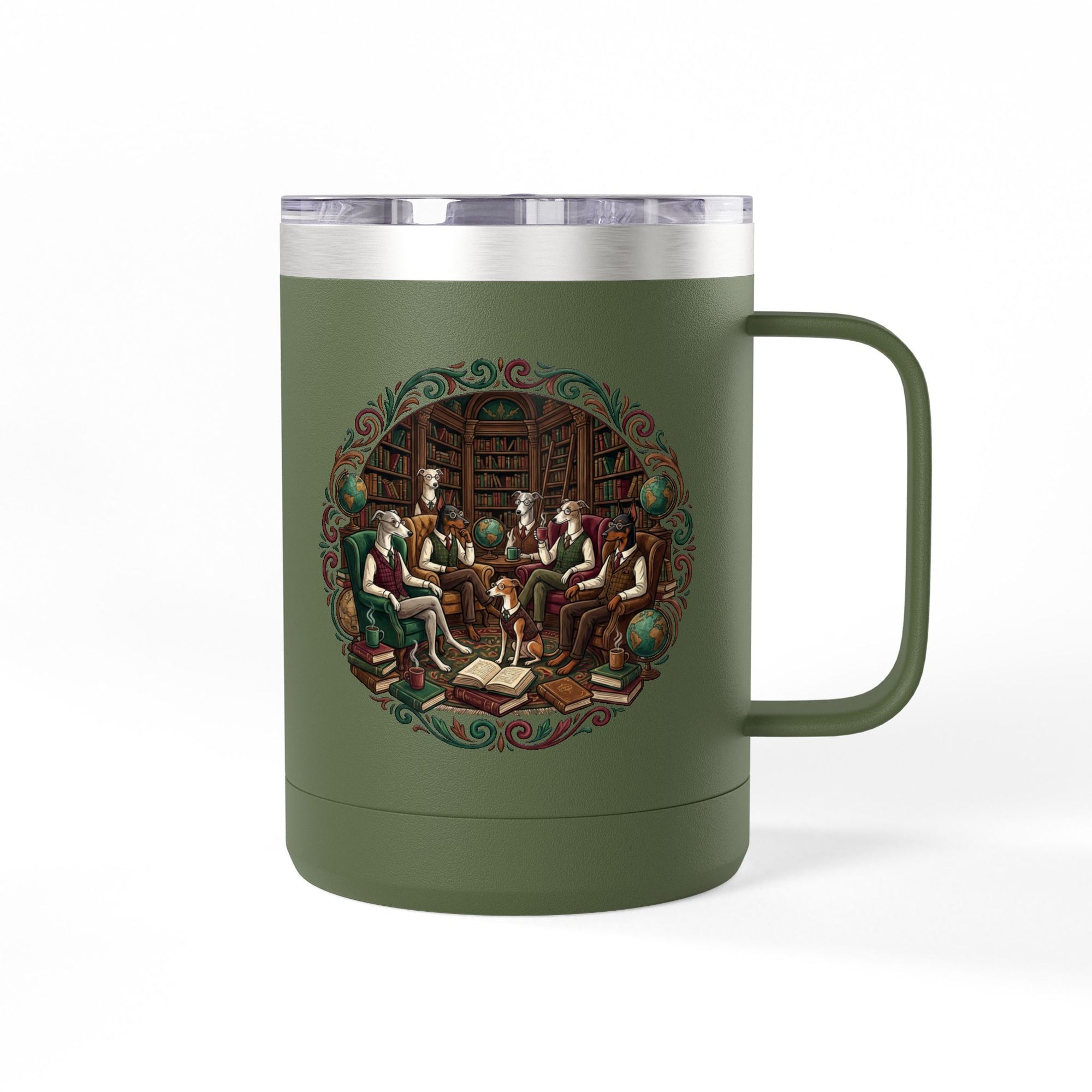 Cozy Scholar Pups - Library Lorehounds