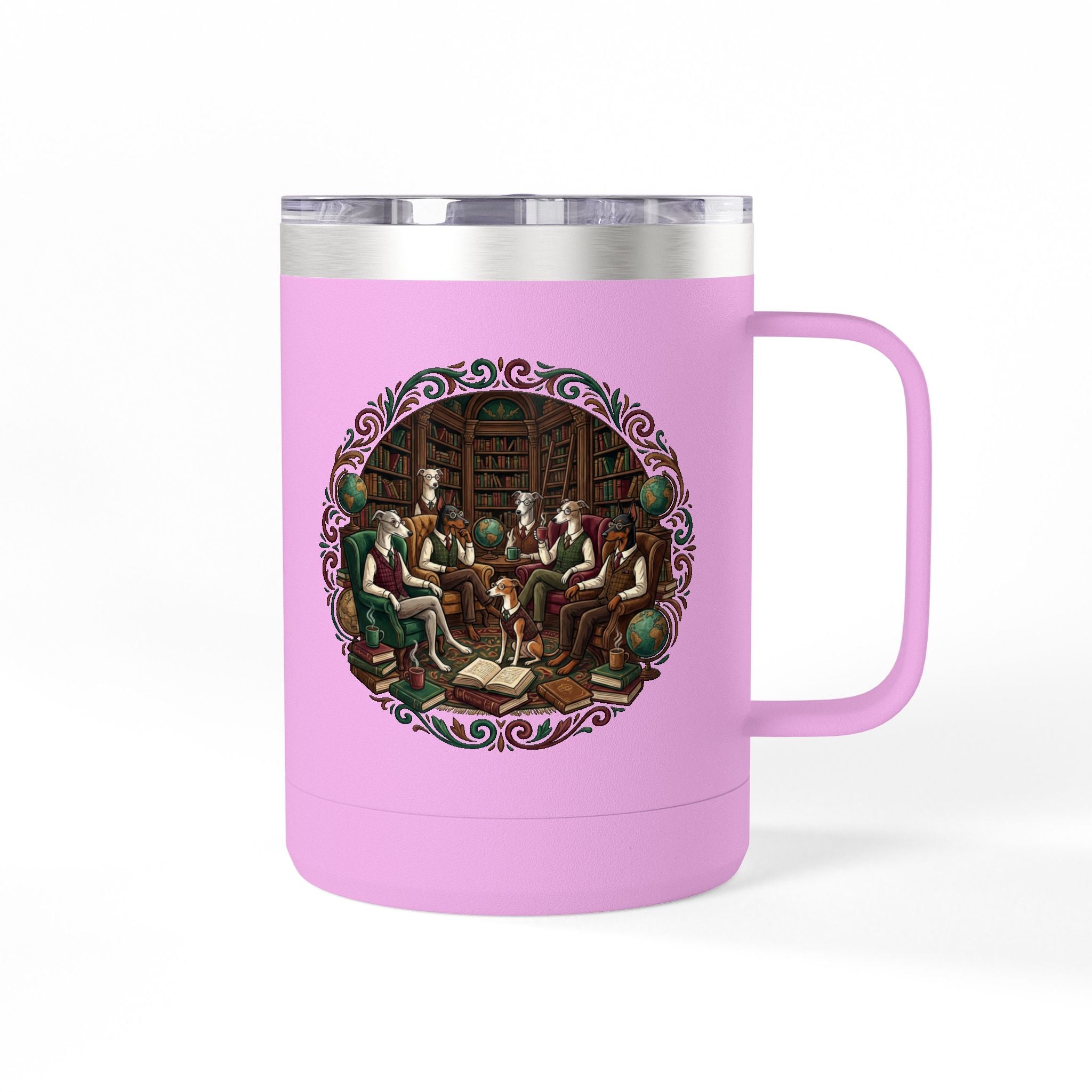 Cozy Scholar Pups - Library Lorehounds