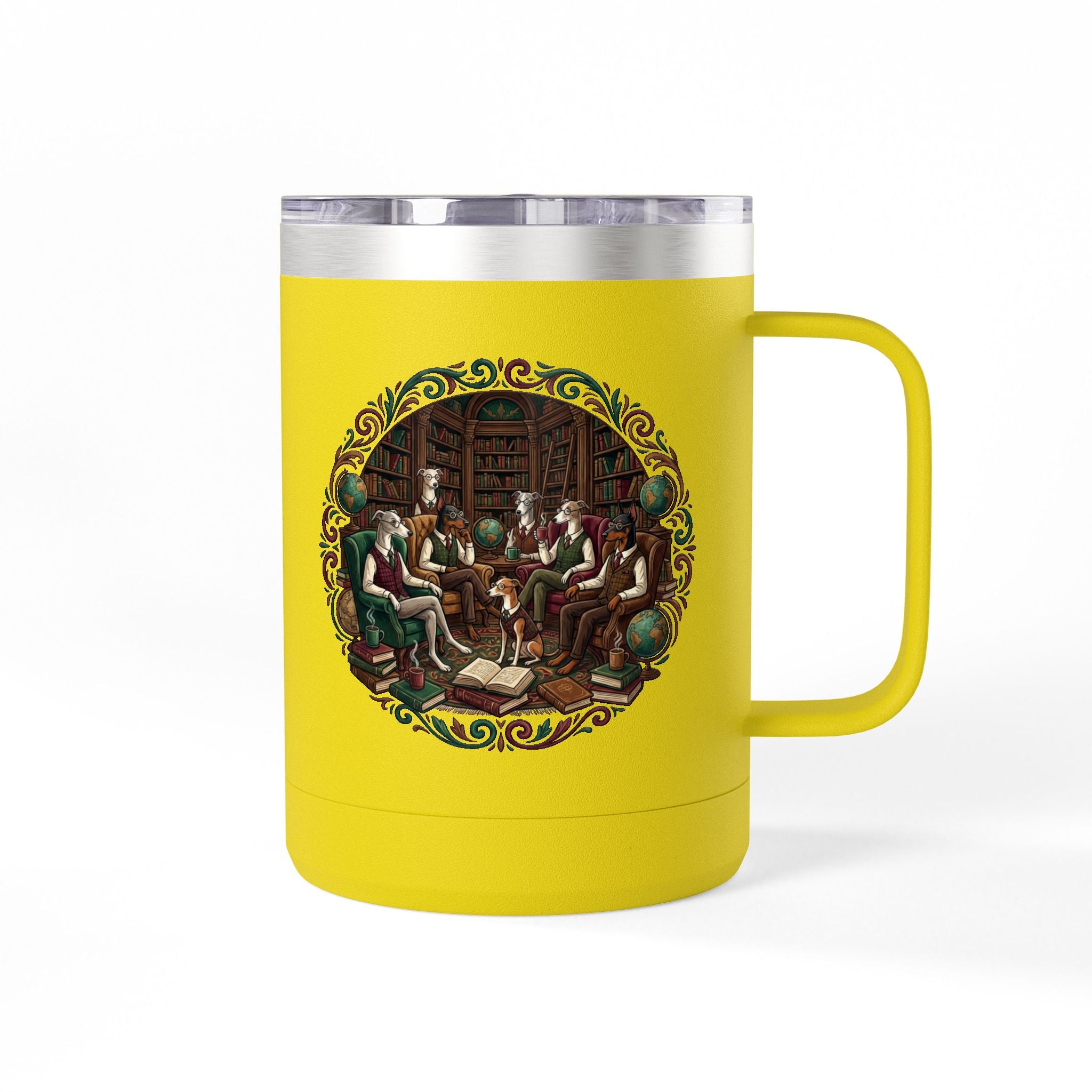 Cozy Scholar Pups - Library Lorehounds