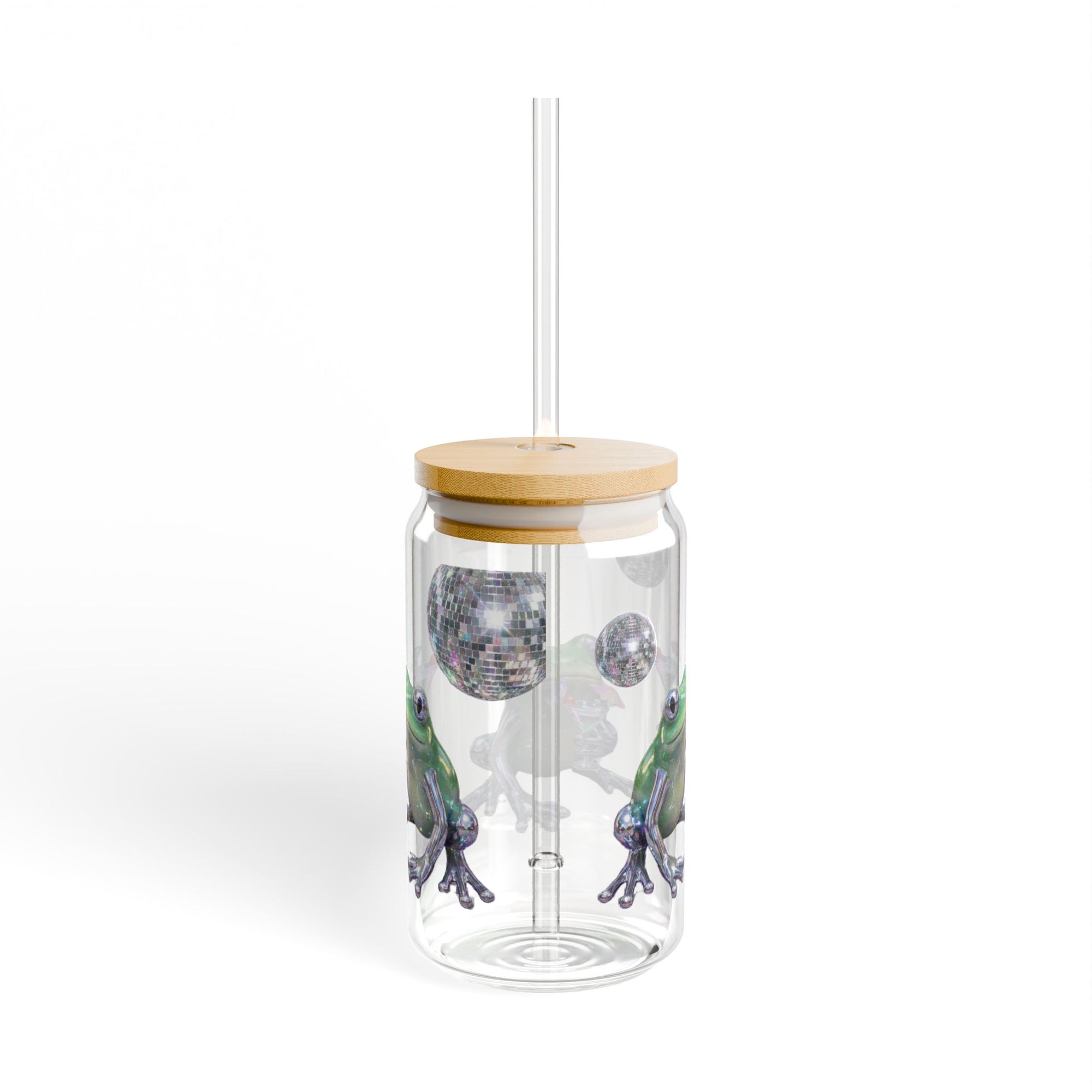 Y2K Frogs Party Sipper Glass