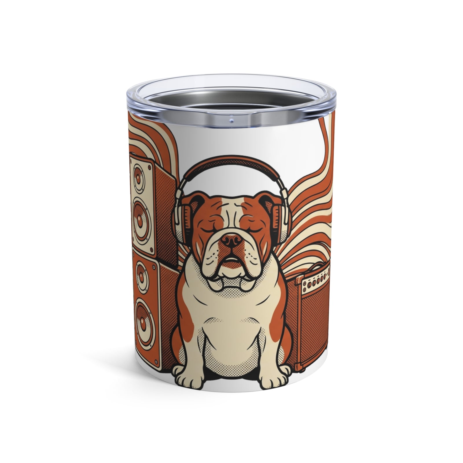 Hi-Fi Hounds - Bulldog Beats 12oz Short Tumbler
