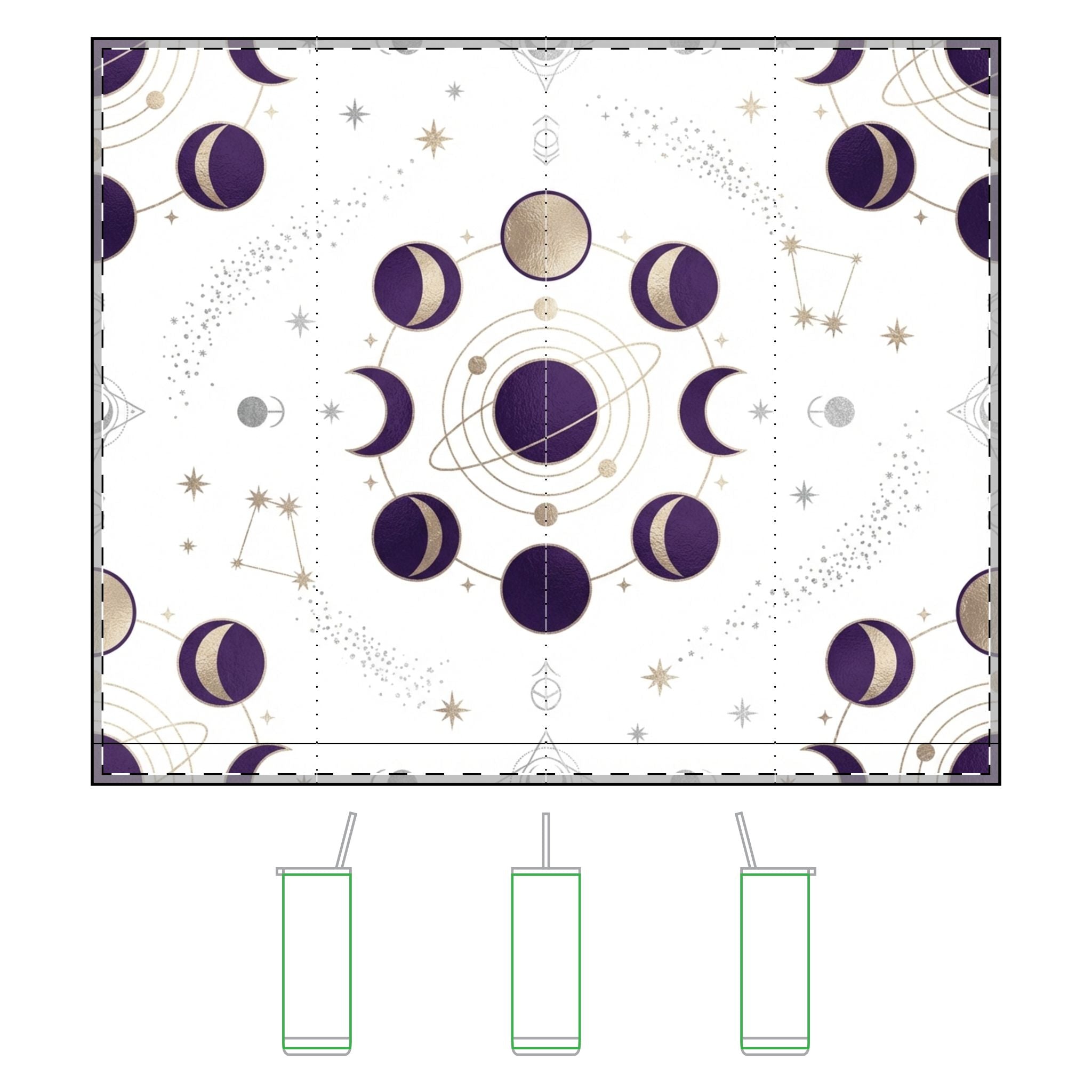 Written in the Stars - Violet Phases 20oz Tumbler