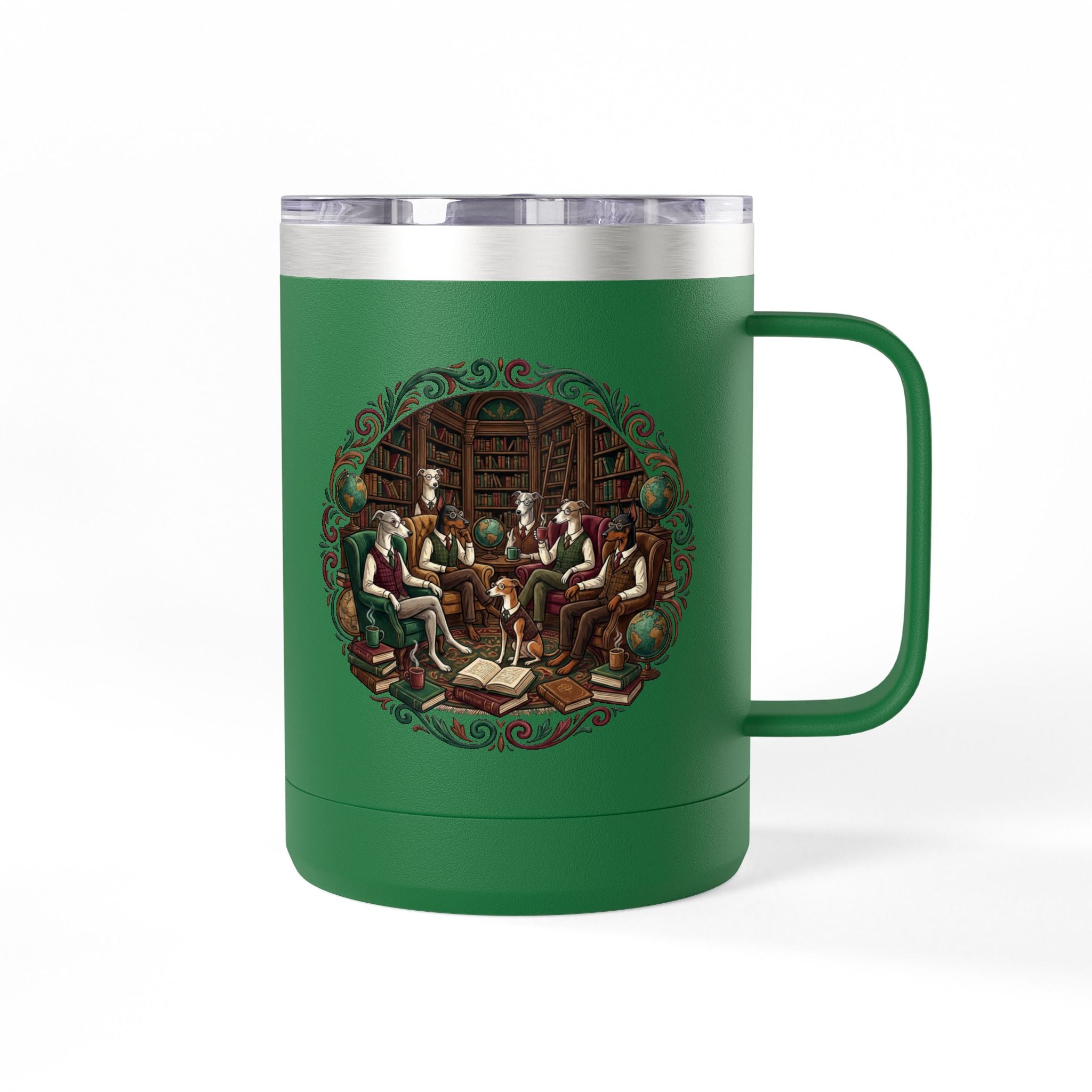 Cozy Scholar Pups - Library Lorehounds