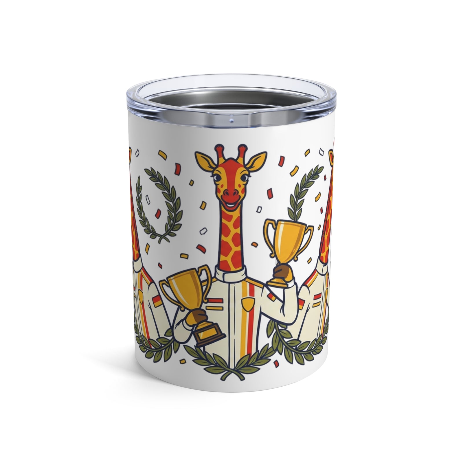 Grand Prix Giraffes - Victory Lane Celebration - 12oz Short Tumbler