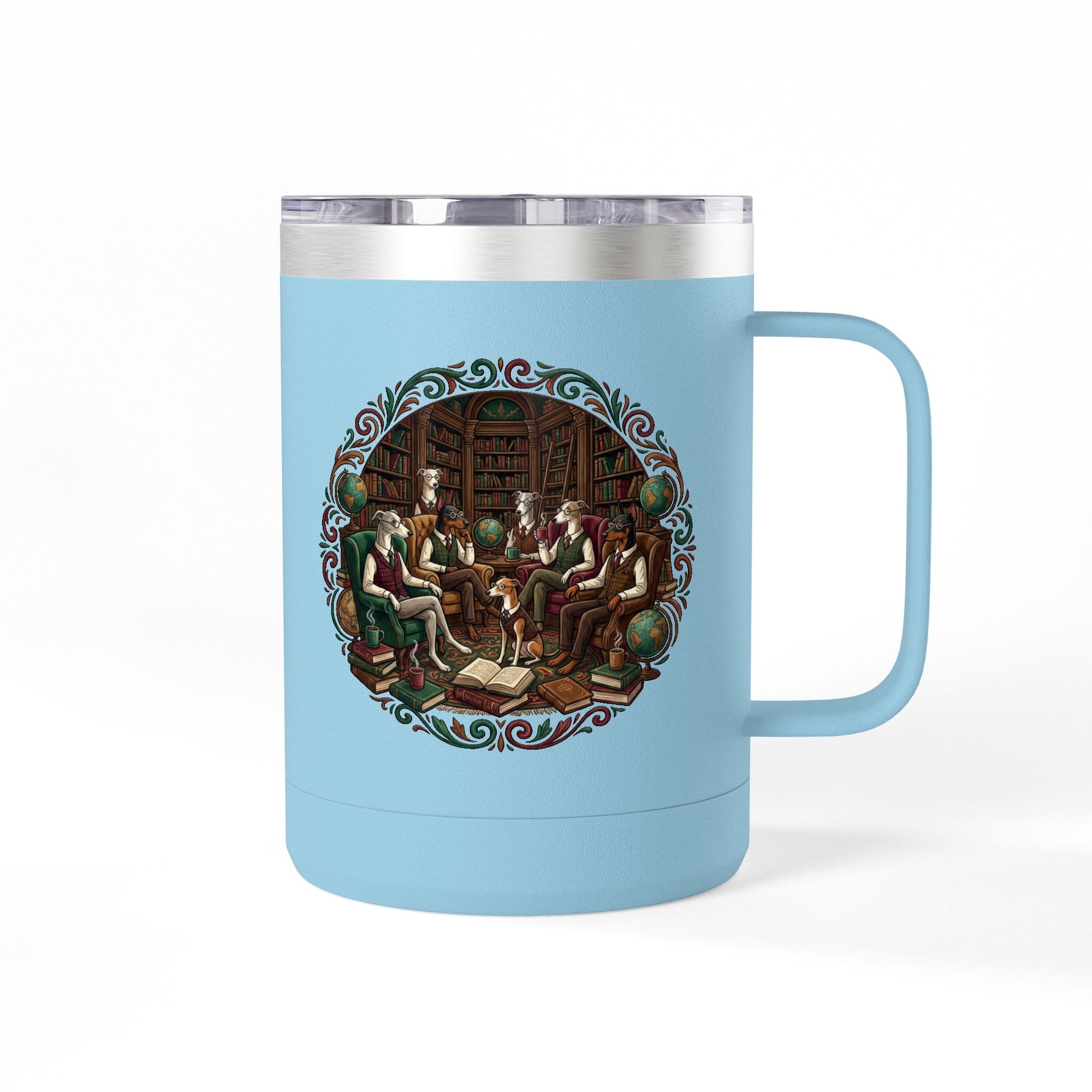 Cozy Scholar Pups - Library Lorehounds