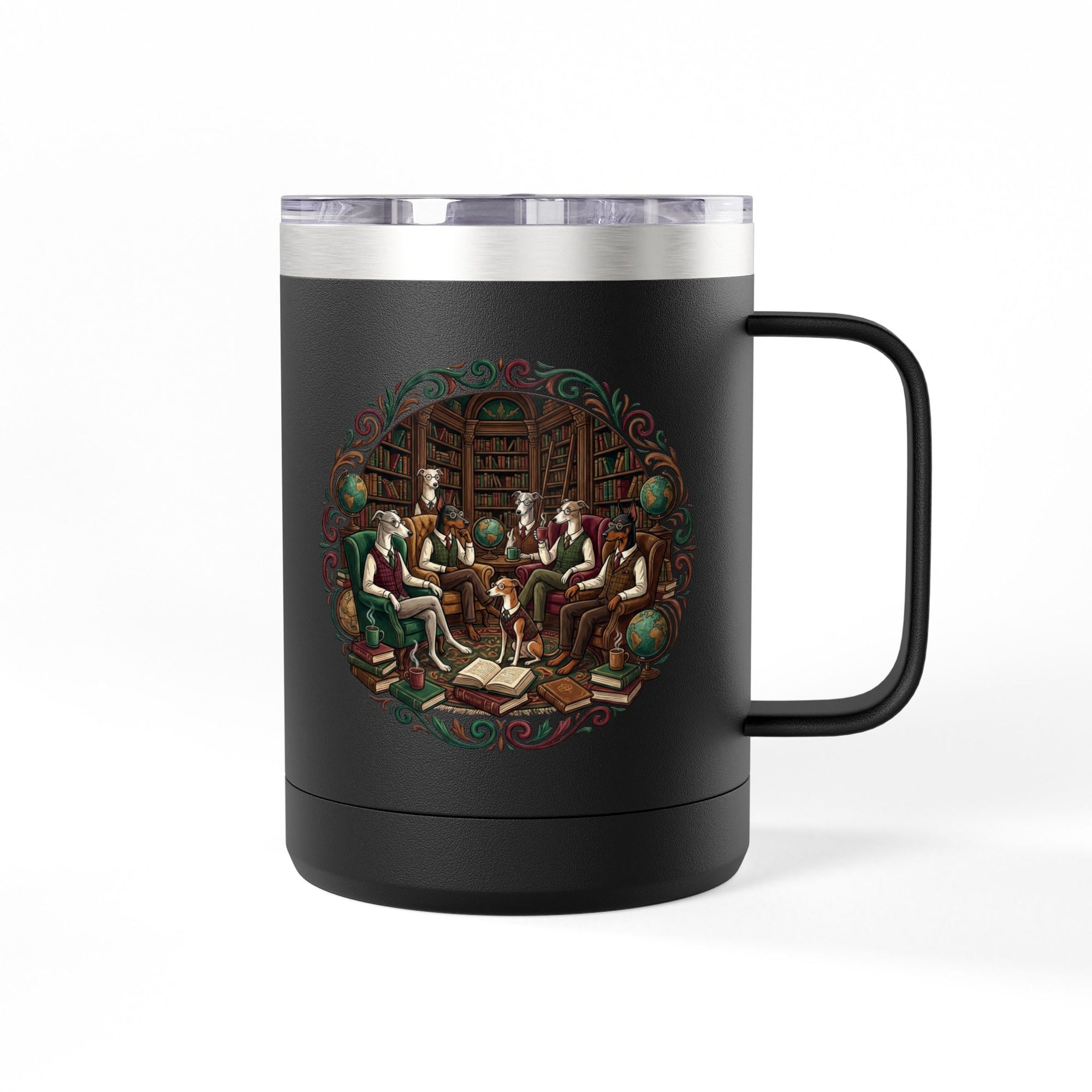 Cozy Scholar Pups - Library Lorehounds