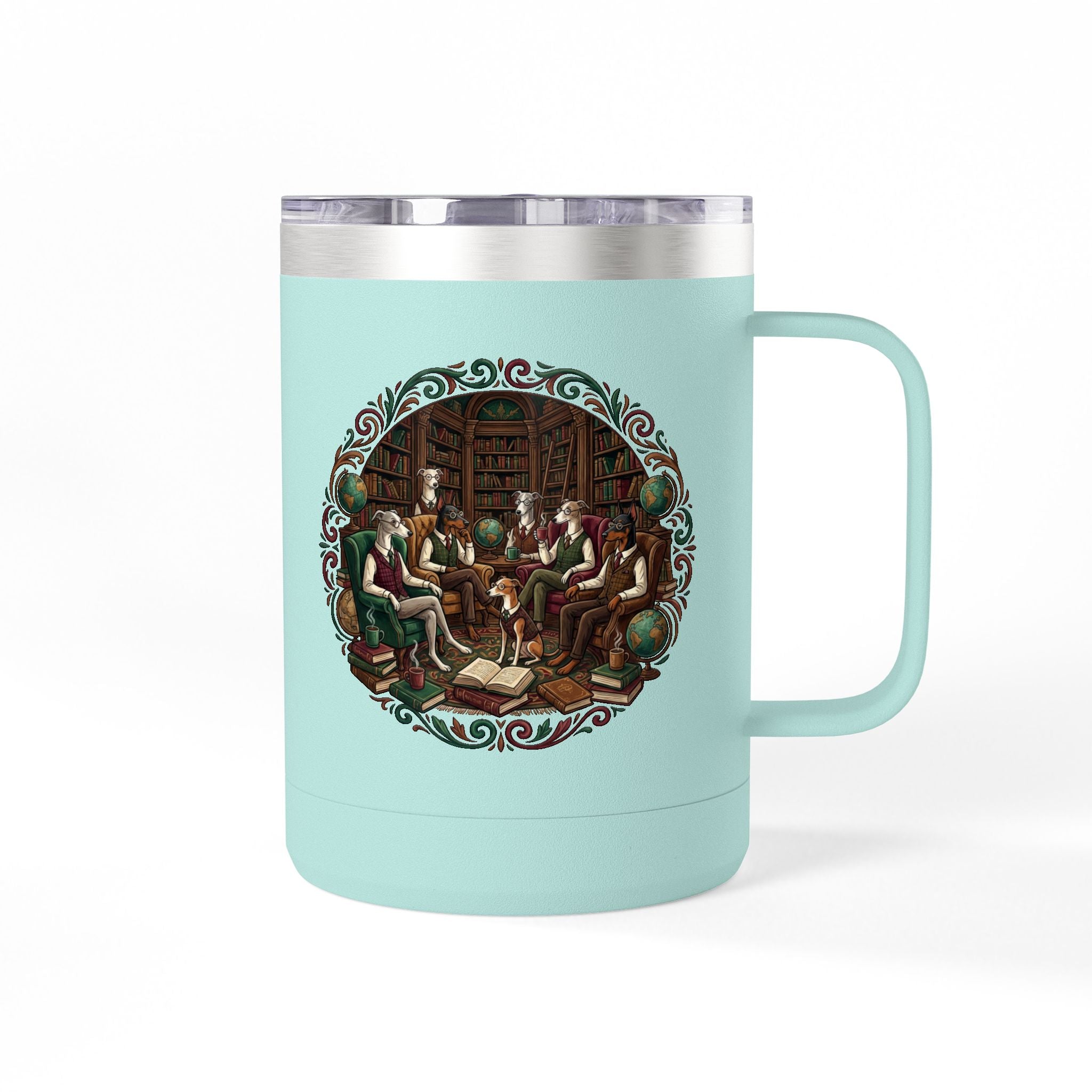 Cozy Scholar Pups - Library Lorehounds