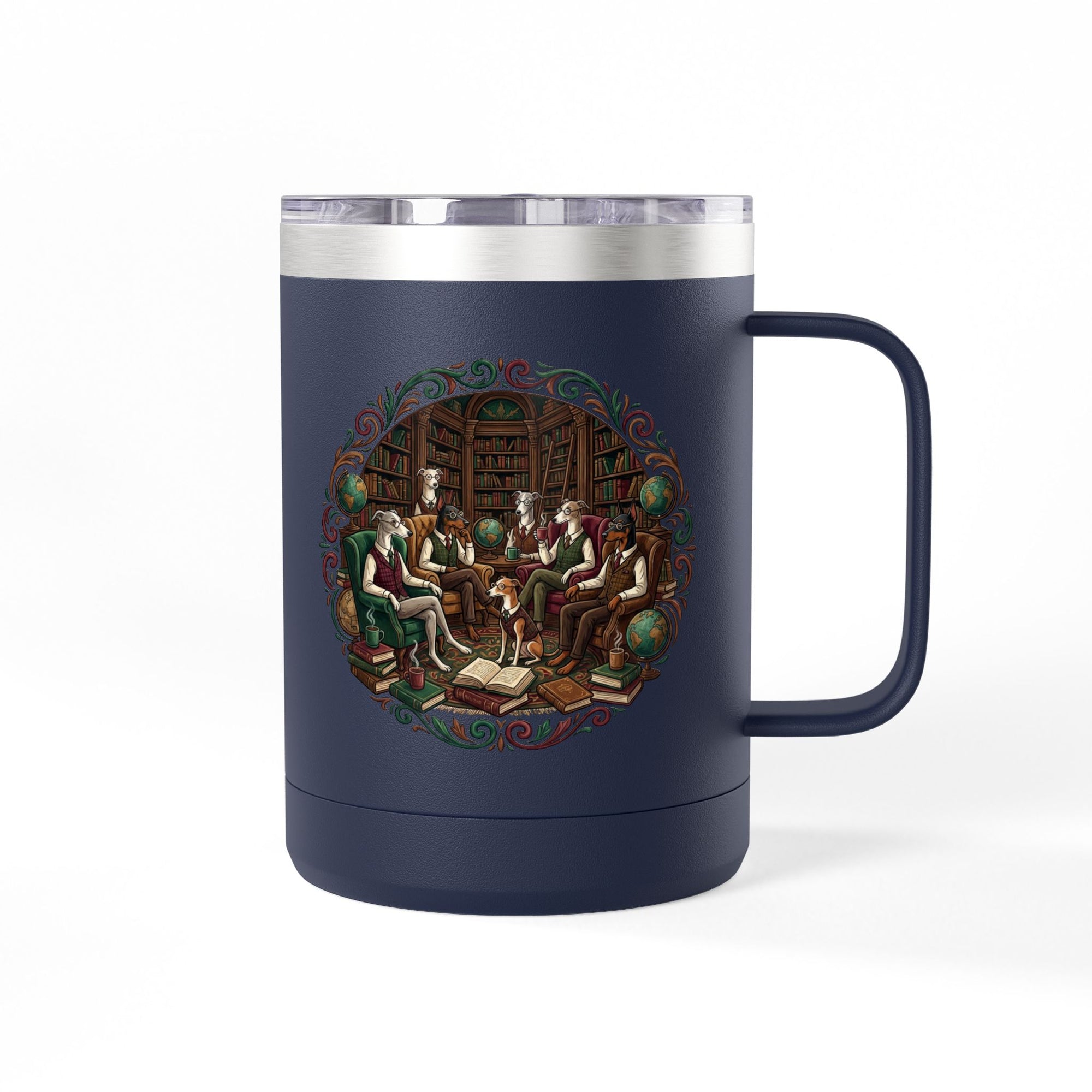 Cozy Scholar Pups - Library Lorehounds