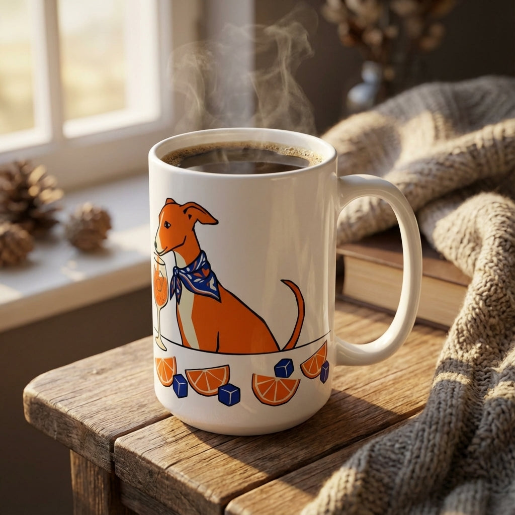 Aperitivo Hour Hounds - The Spritz Social - 15oz Mug - Left Side Lifestyle