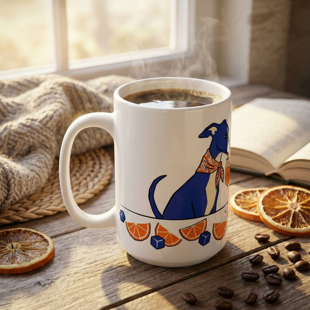 Aperitivo Hour Hounds - The Spritz Social - 15oz Mug - Right Side Lifestyle