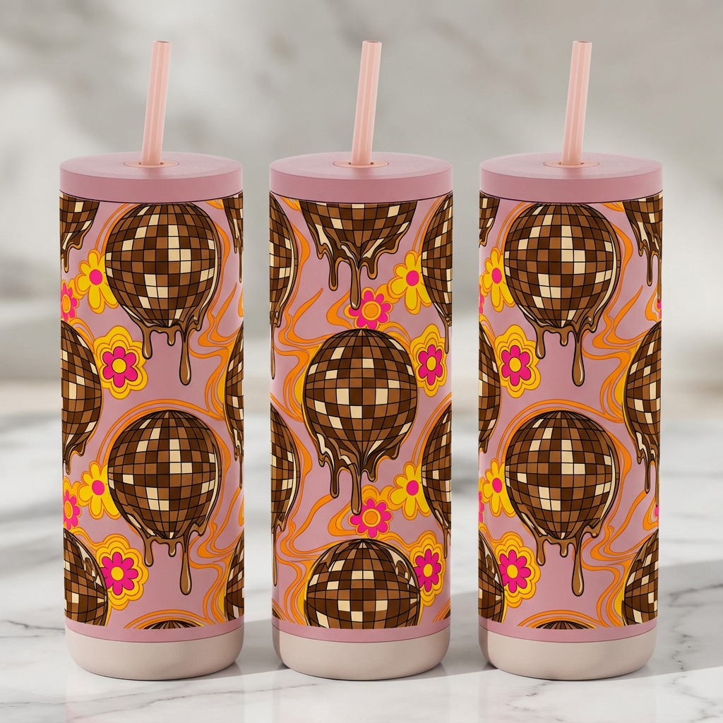 Disco Daisy Daydream - Liquid Disco Drip - 20oz / Candy Blush