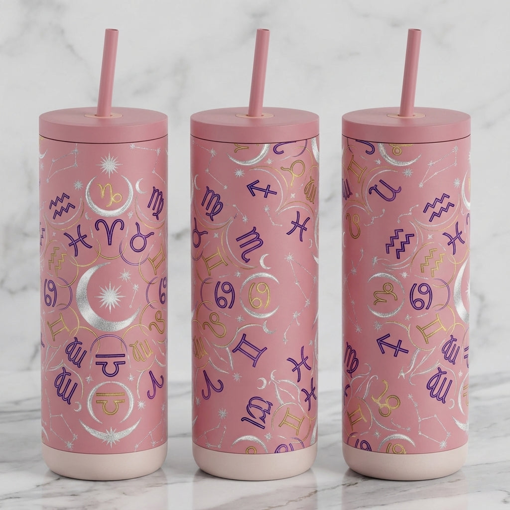 Midnight Manifest - Royal Zodiac - 20oz / Candy Blush