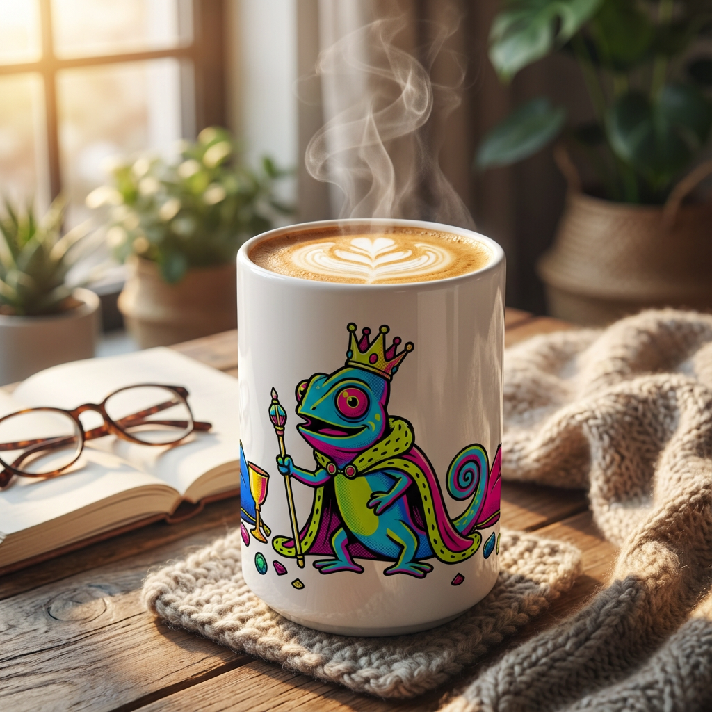 Drag Brunch Chameleons - The Chameleon's Crown - 15oz Mug - Hero Lifestyle