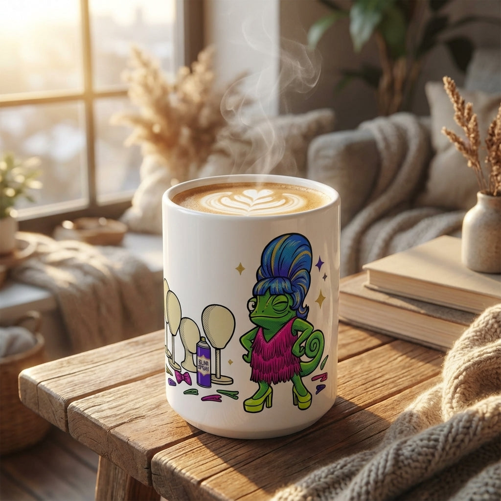 Drag Brunch Chameleons - Wig Snatcher - 15oz Mug - Hero Lifestyle