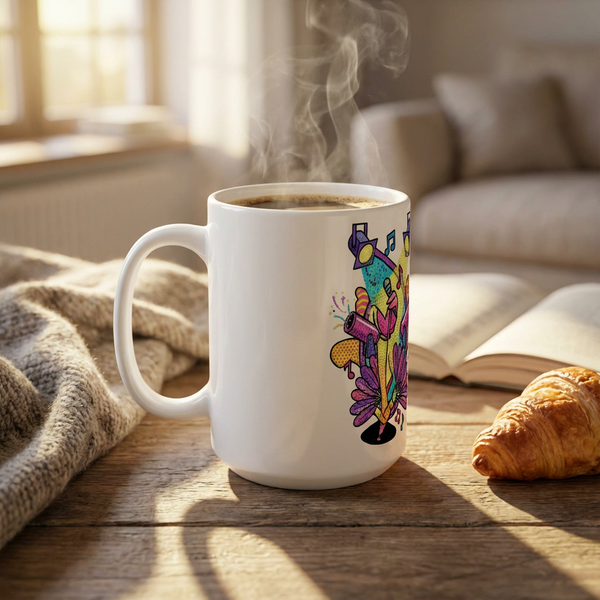 Drag Brunch Flamingos - Sequined Dreams - 15oz Mug