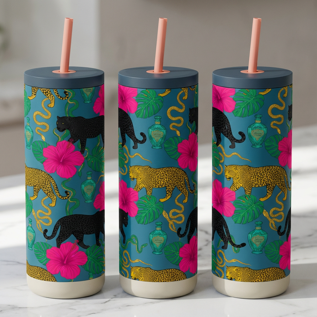 Roaring Flora & Fauna - Maximalist Menagerie - 20oz / High Tide