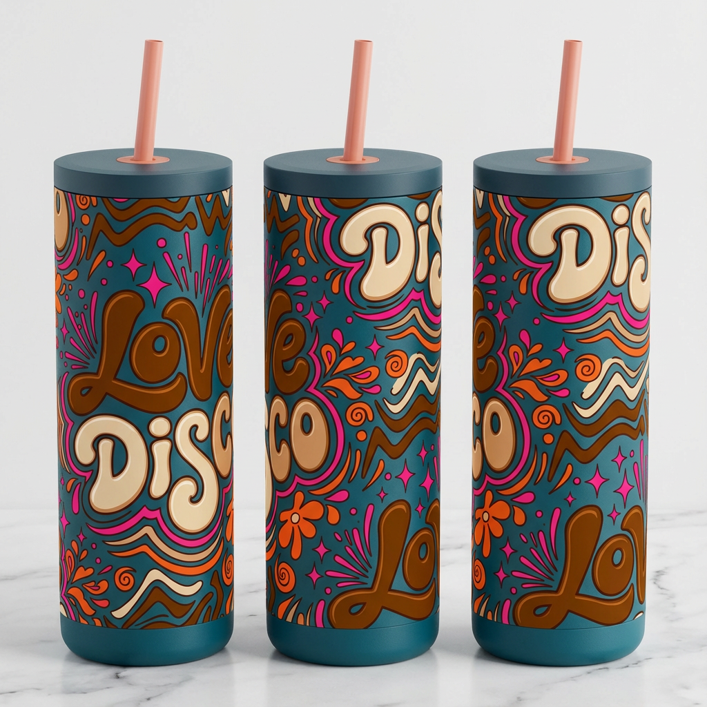 Disco Daisy Daydream - Funky Type Hype - 20oz / High Tide