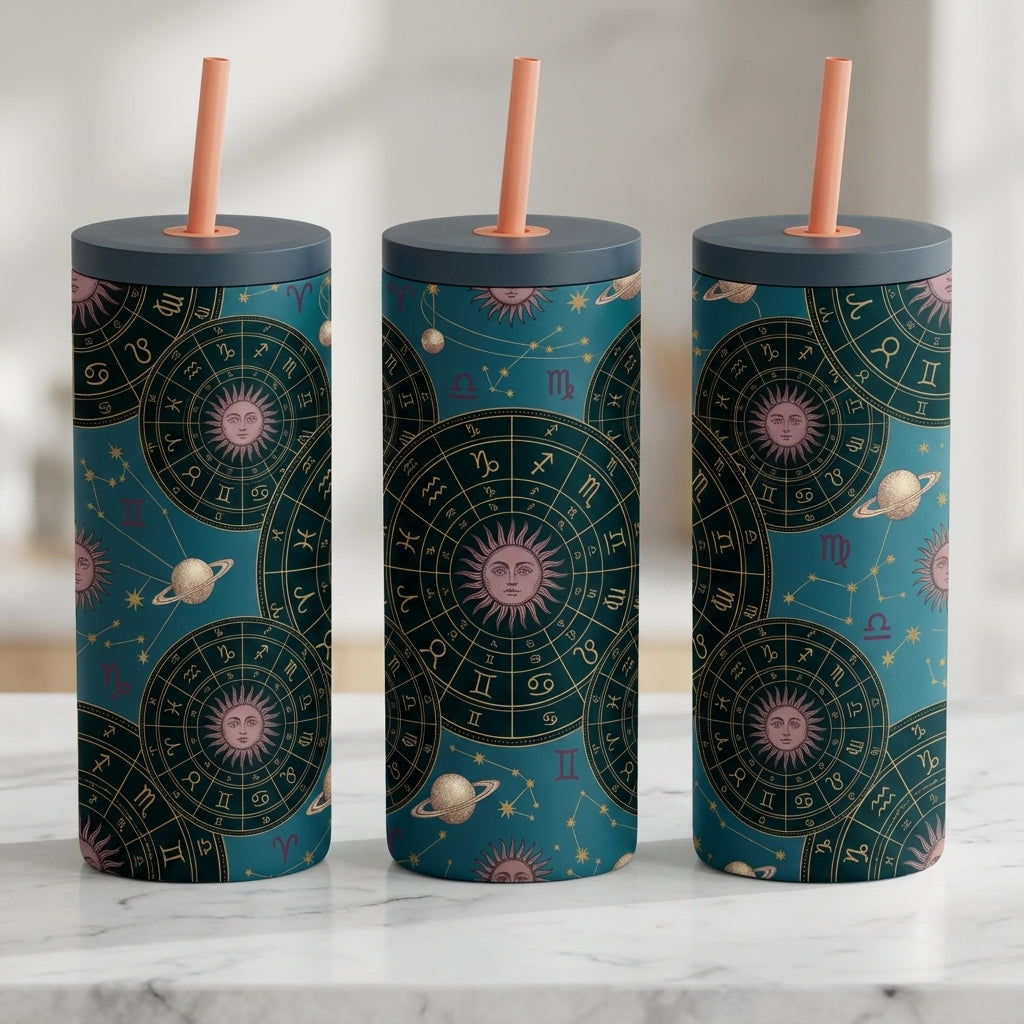 Gilded Birth Chart - Saturn Return - 20oz / High Tide