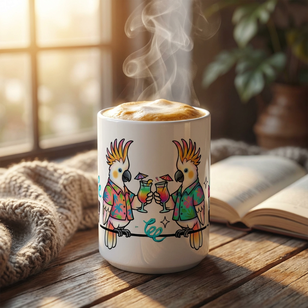 Karaoke Club Cockatoos - Cheers to the Weekend - 15oz Mug - Hero Lifestyle