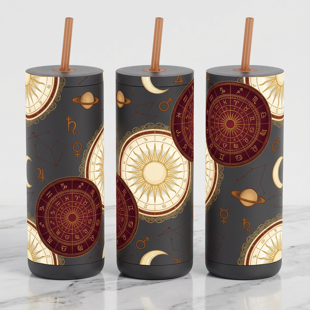 Gilded Birth Chart - Celestial Heirloom - 20oz / Nightrider