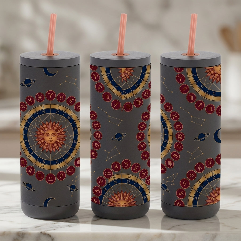 Gilded Birth Chart - Gilded Houses - 20oz / Nightrider