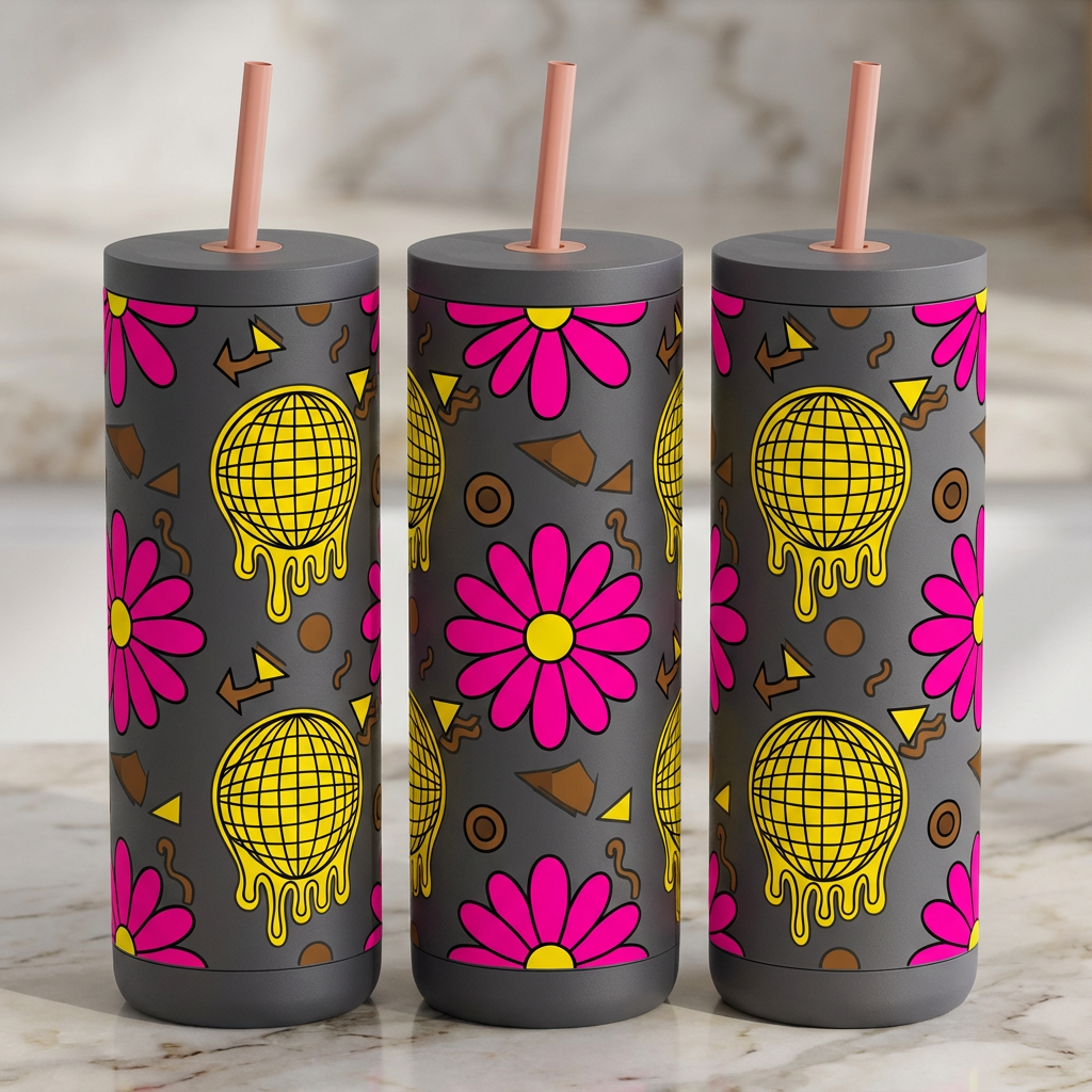Disco Daisy Daydream - Flower Power Pop - 20oz / Nightrider