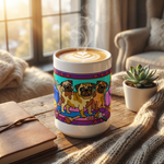 Pottery Studio Pugs - Creative Mess - 15oz Mug - Hero Lifestyle