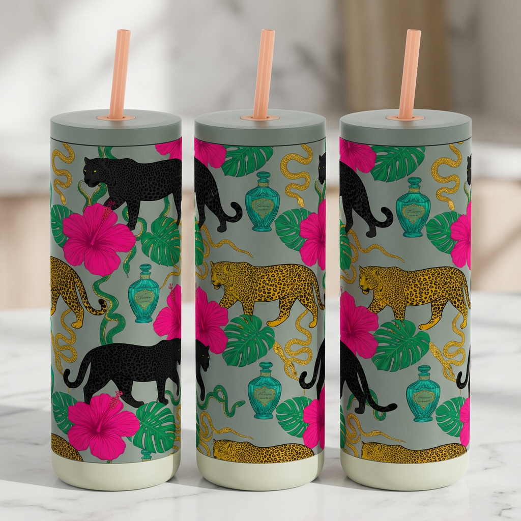 Roaring Flora & Fauna - Maximalist Menagerie - 20oz / Sage Brush