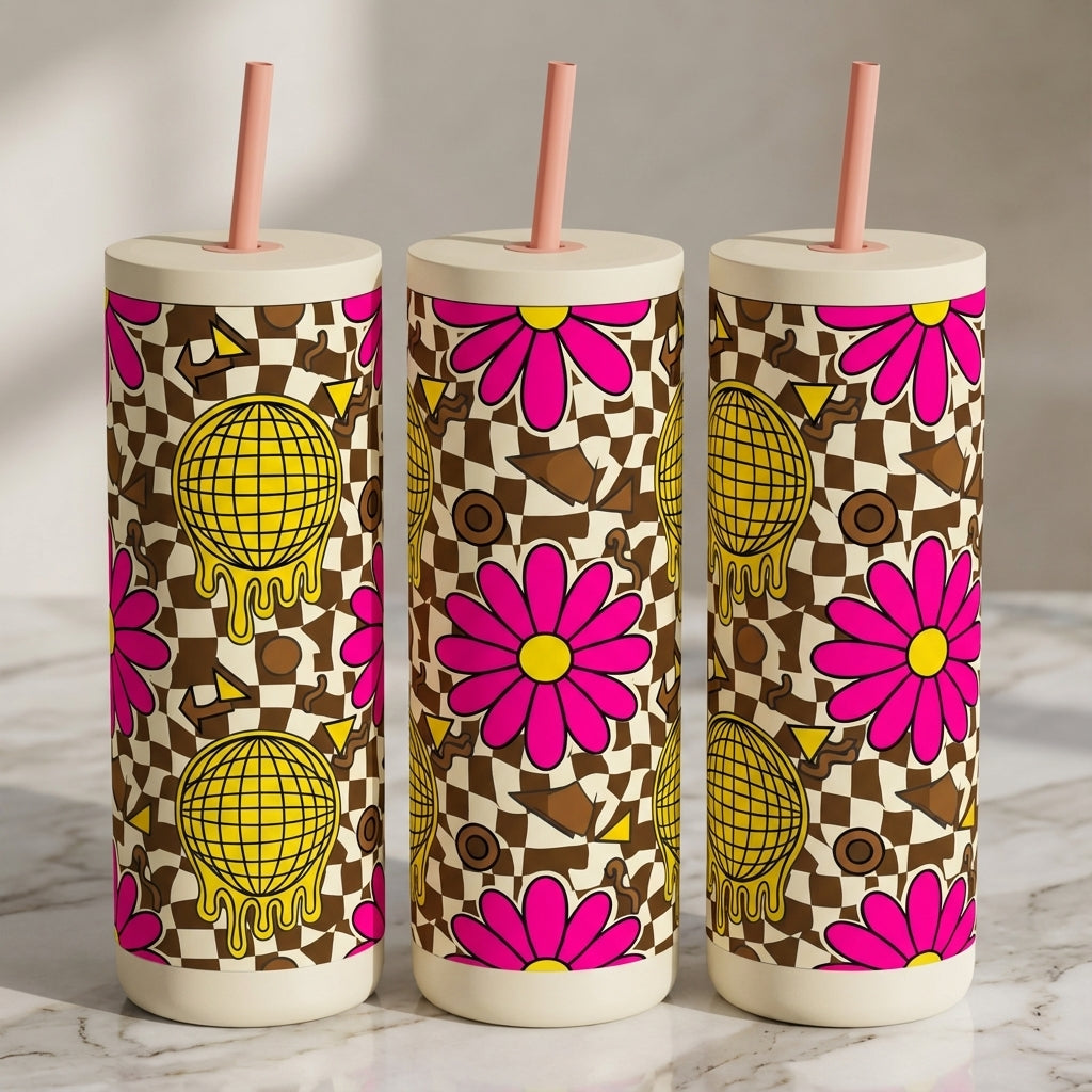 Disco Daisy Daydream - Flower Power Pop - 20oz / Sage Brush