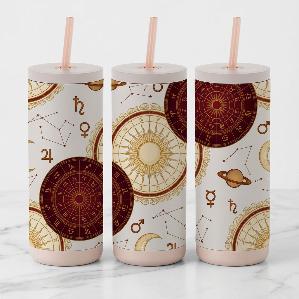 Gilded Birth Chart - Celestial Heirloom - 20oz / Sand Pebble