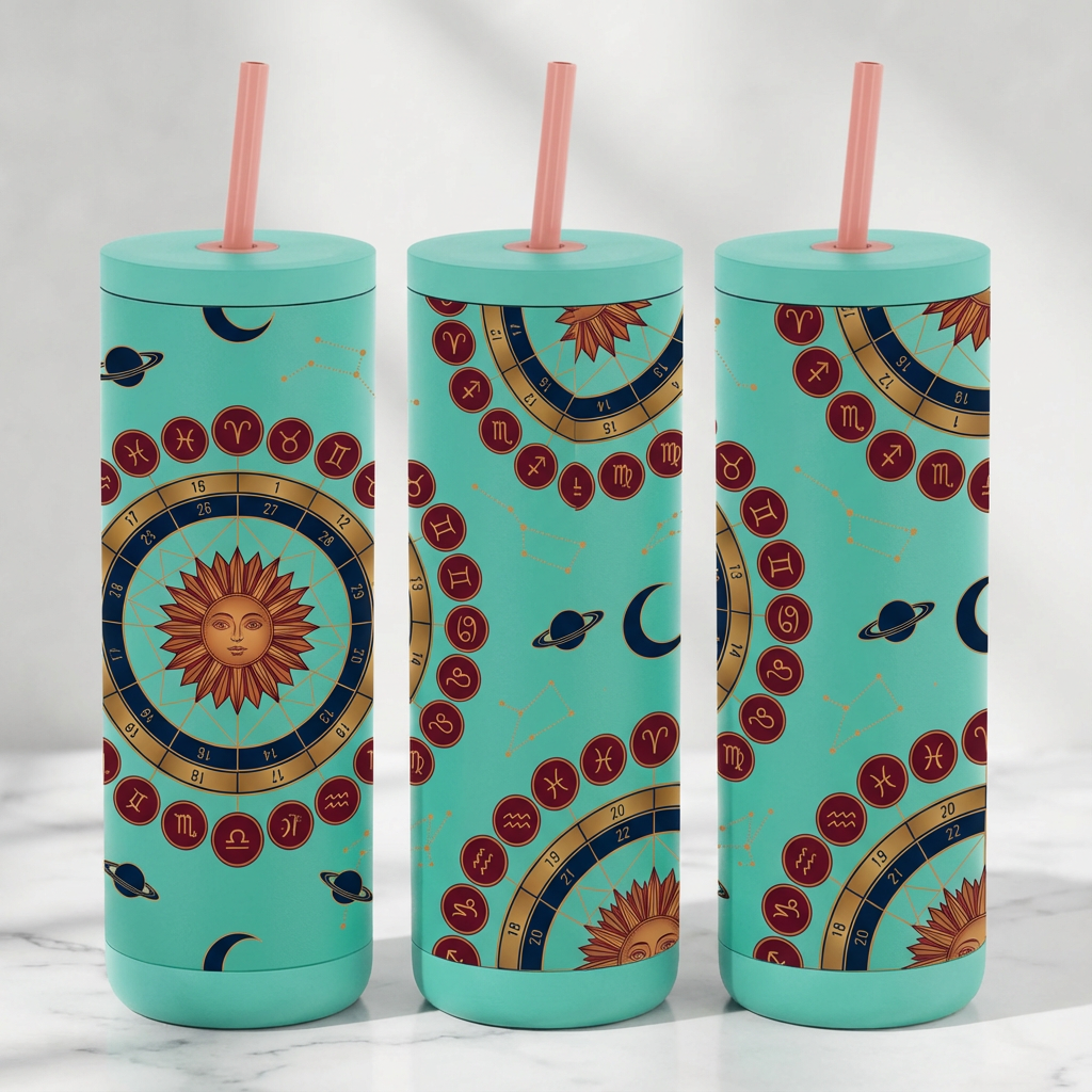 Gilded Birth Chart - Gilded Houses - 20oz / Surfs Up