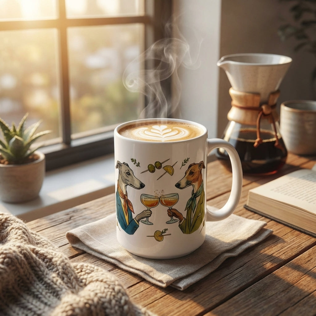 Tinned Fish Pups - Aperitivo Hour 15oz Mug - Hero Lifestyle