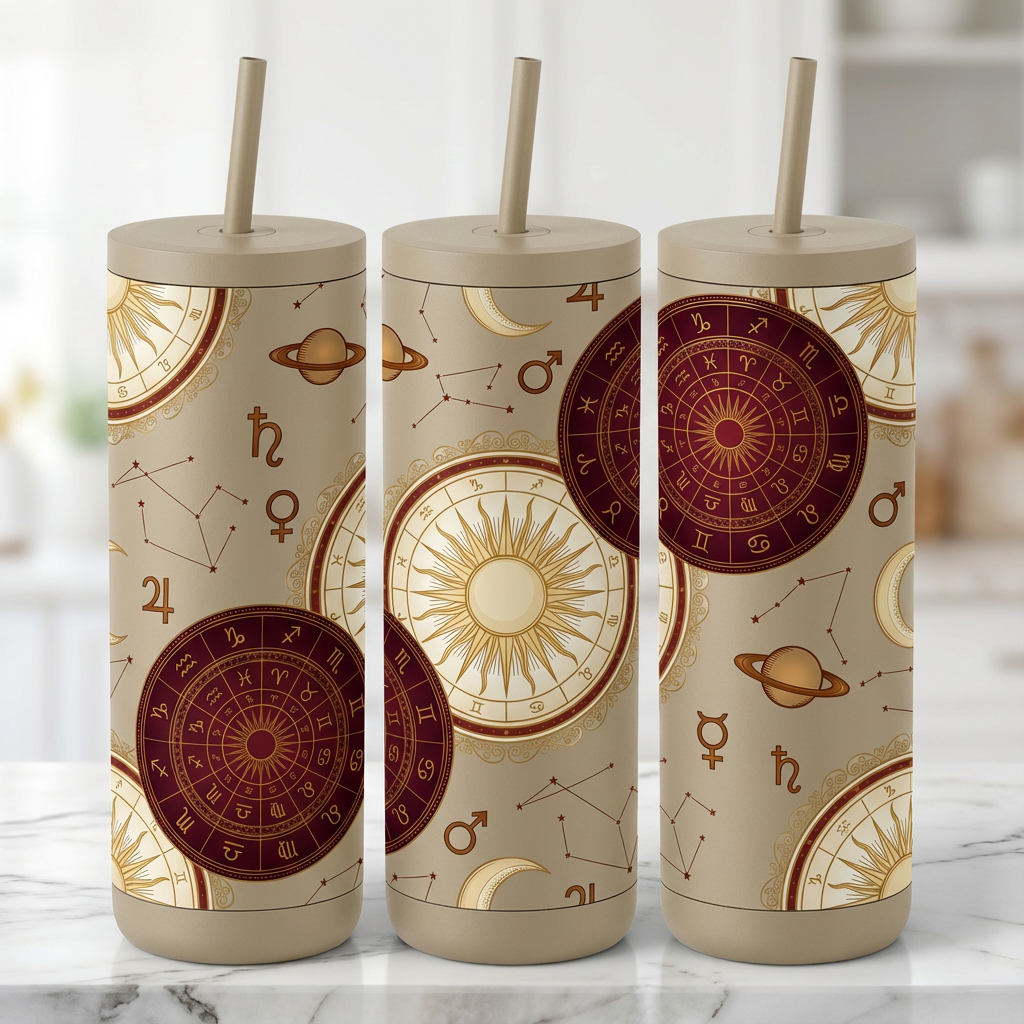 Gilded Birth Chart - Celestial Heirloom - 20oz / Woodlands