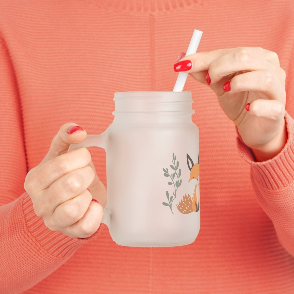 Animal Family Mason Jar 12oz - BigSippin