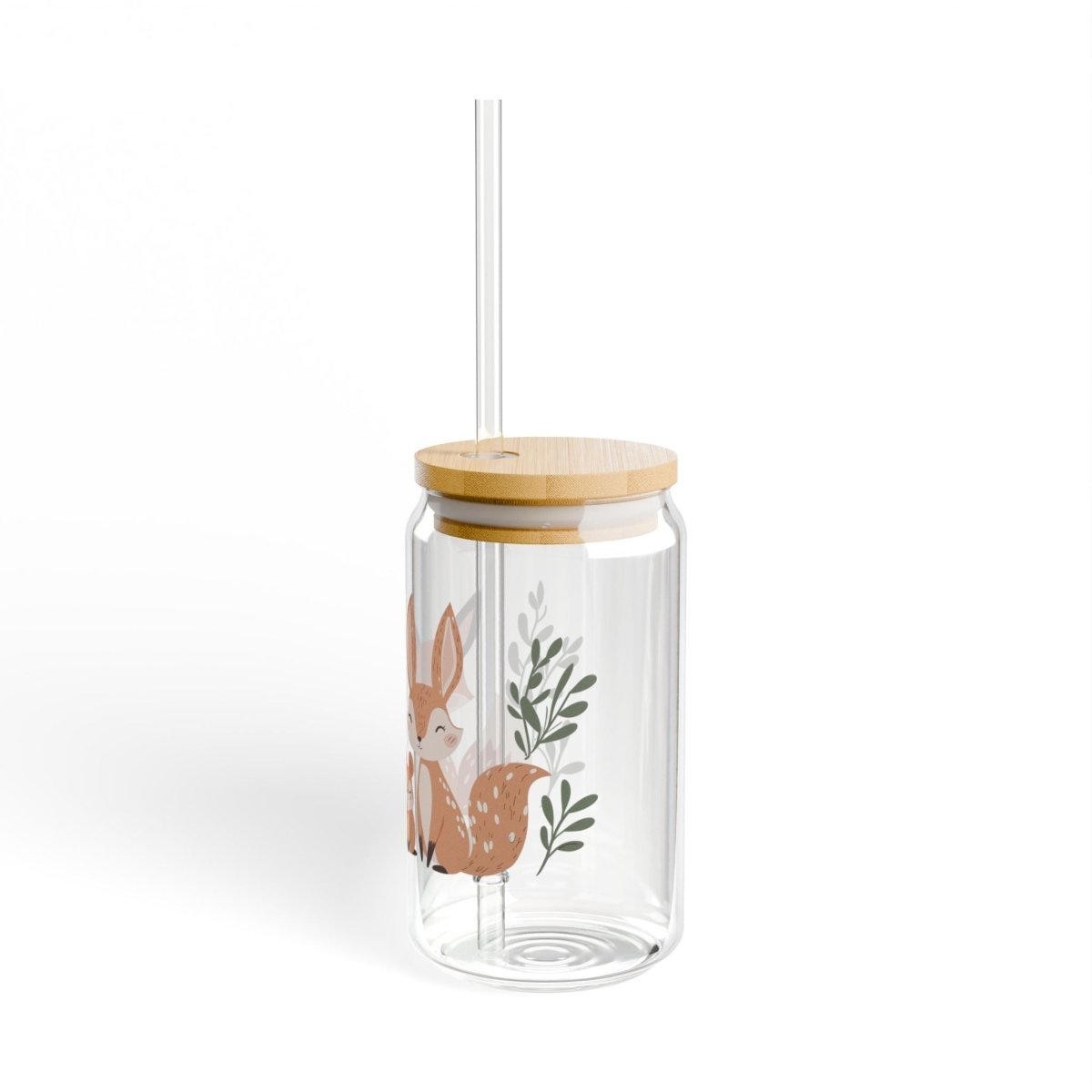 Animal Family Sipper Glass 16oz - BigSippin