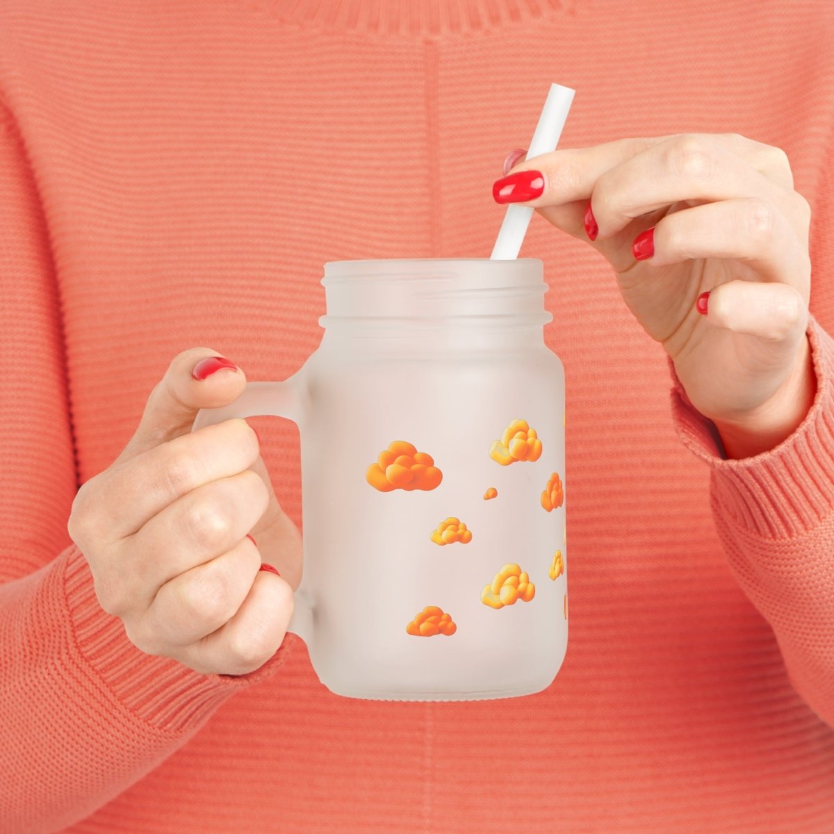Autumn Clouds Mason Jar 12oz - BigSippin