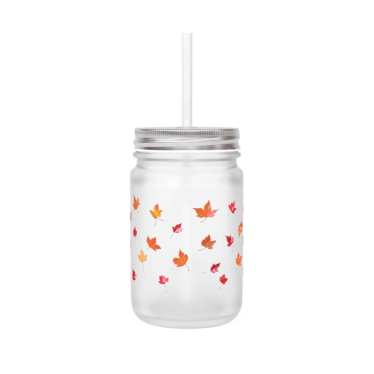 Autumn Leaves 01 Mason Jar 12oz - BigSippin