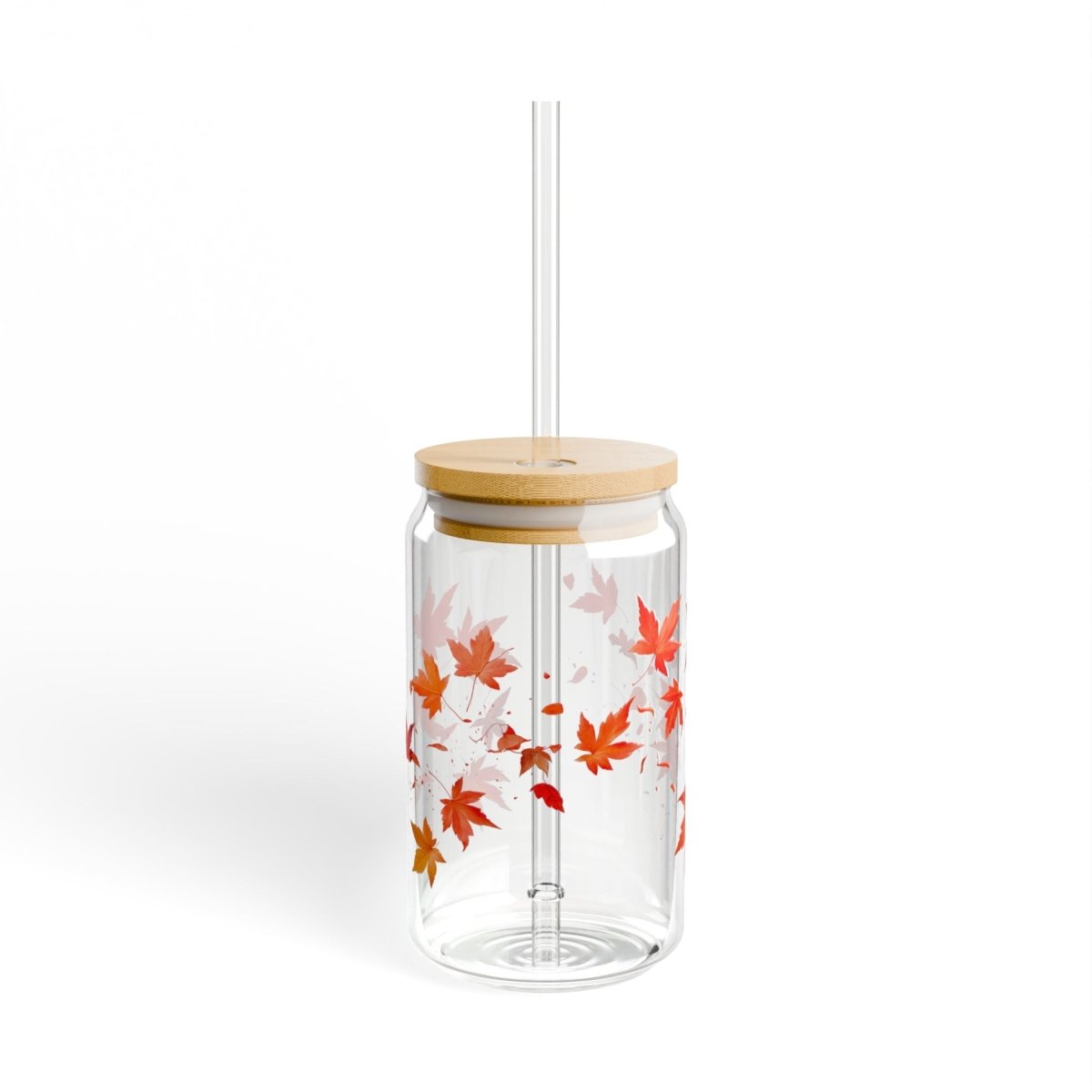 Autumn Leaves 02 Sipper Glass 16oz - BigSippin
